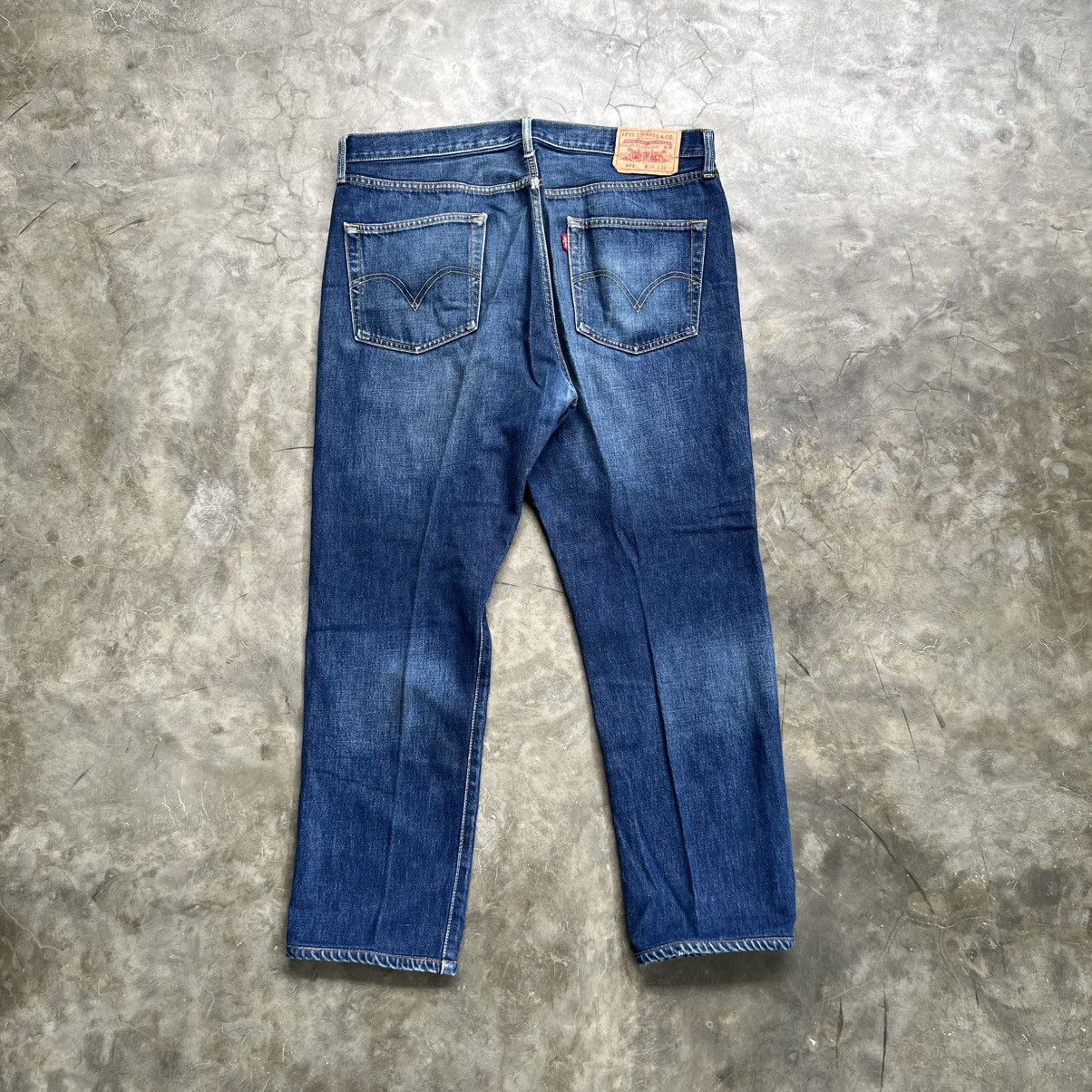 Levi's Vintage Levis 501 Distressed Jeans Size US 36 / EU 52 - 2 Thumbnail
