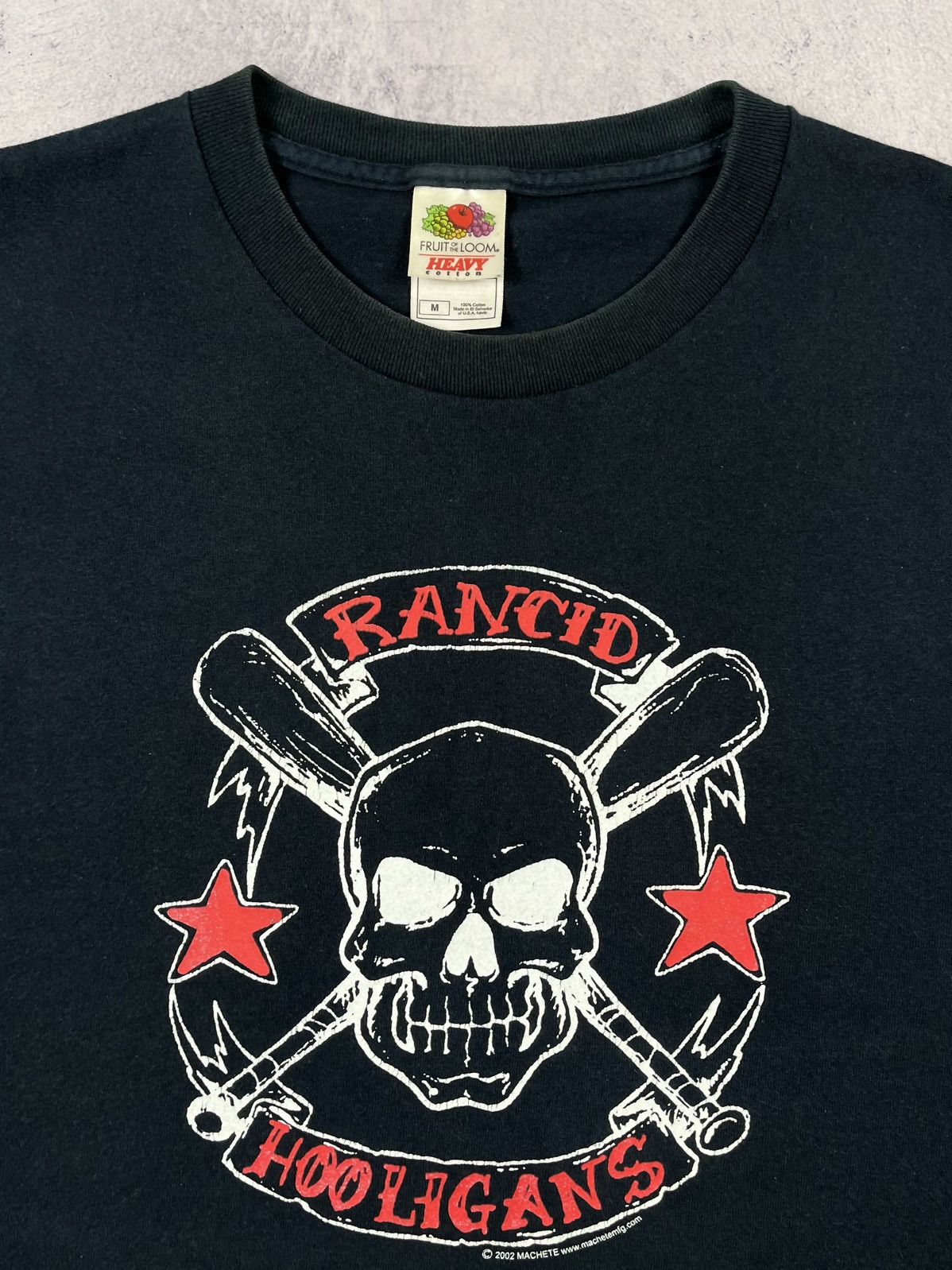 Band Tees Vintage Rancid Hooligans punk rock band T Shirt 2002 Size US M / EU 48-50 / 2 - 3 Thumbnail