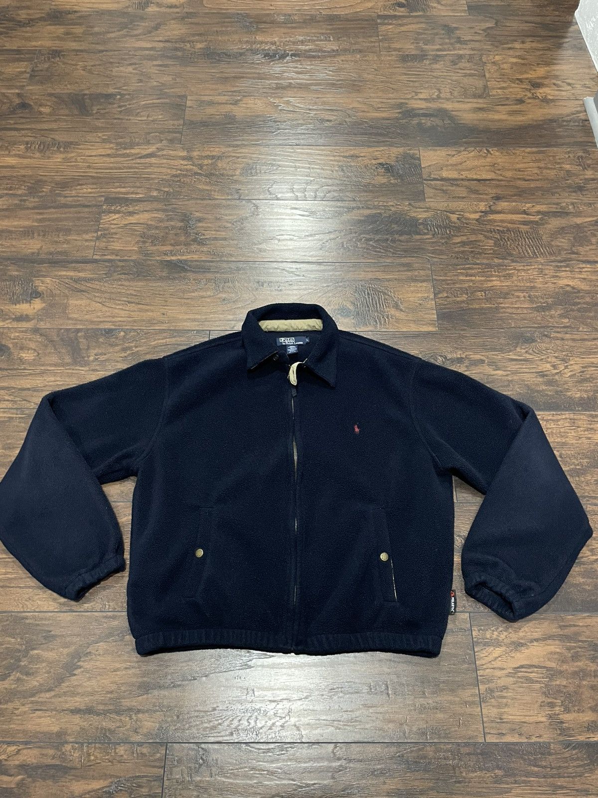 Polo Ralph Lauren Vintage 90s Polo Ralph Lauren x Polartec Blue Fleece Jacket Size US L / EU 52-54 / 3 - 1 Thumbnail