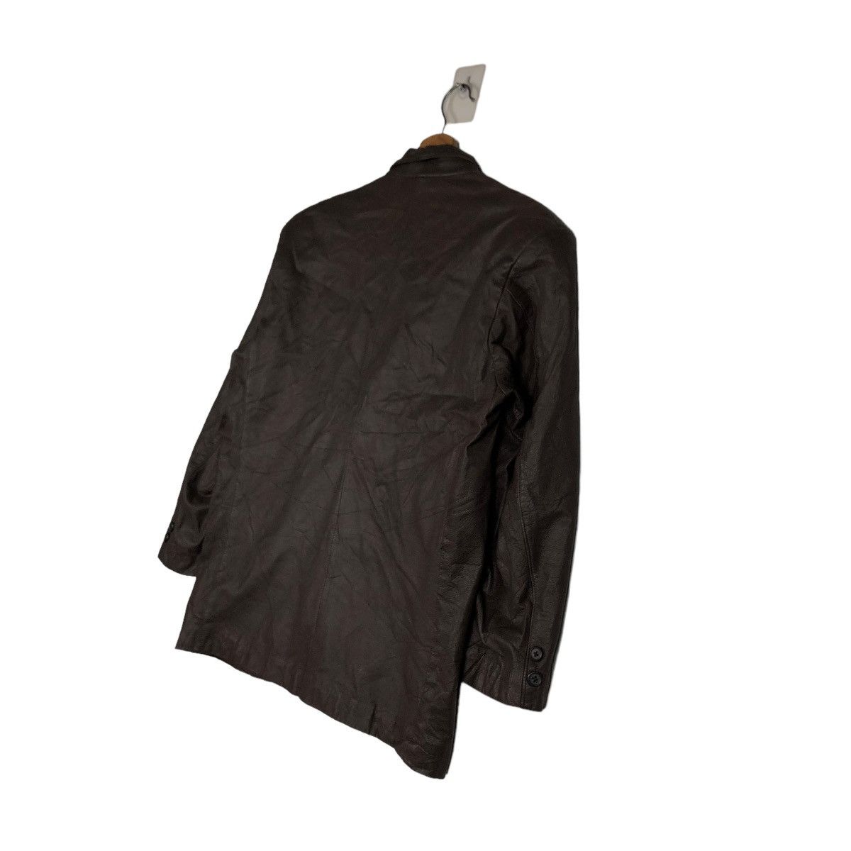 Japanese Brand 🔥VINTAGE GENUINE LEATHER JACKET BIG POCKET ISSEY MIYAKE Size US M / EU 48-50 / 2 - 12 Thumbnail