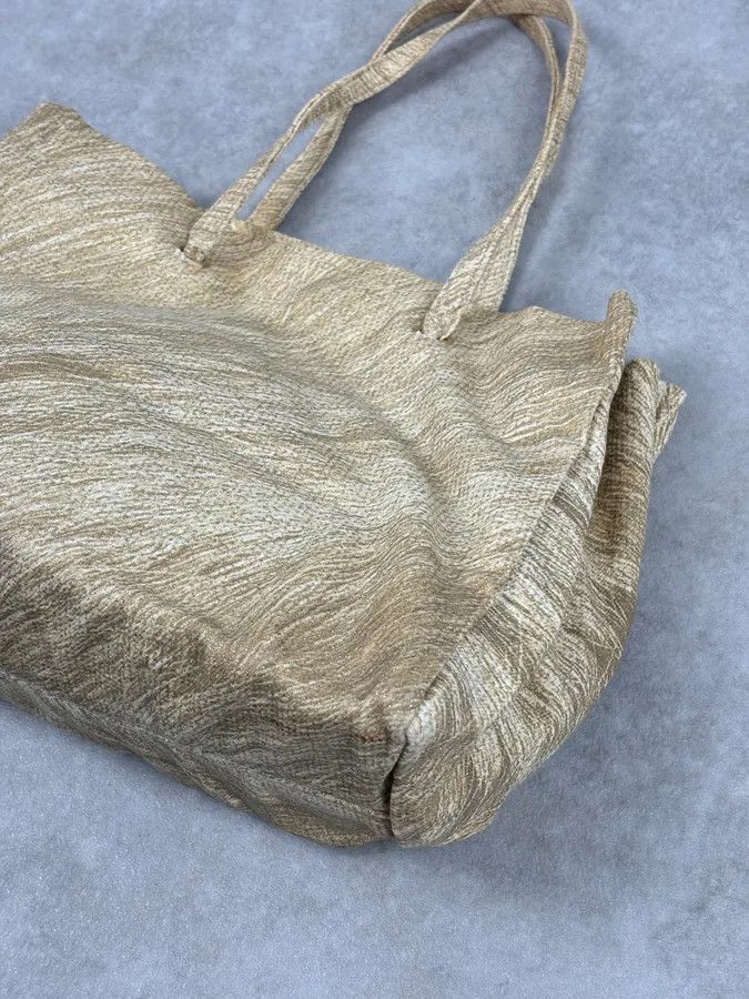 Roberto Cavalli Roberto Cavalli Gold Textured Tote Bag Size ONE SIZE - 9 Thumbnail