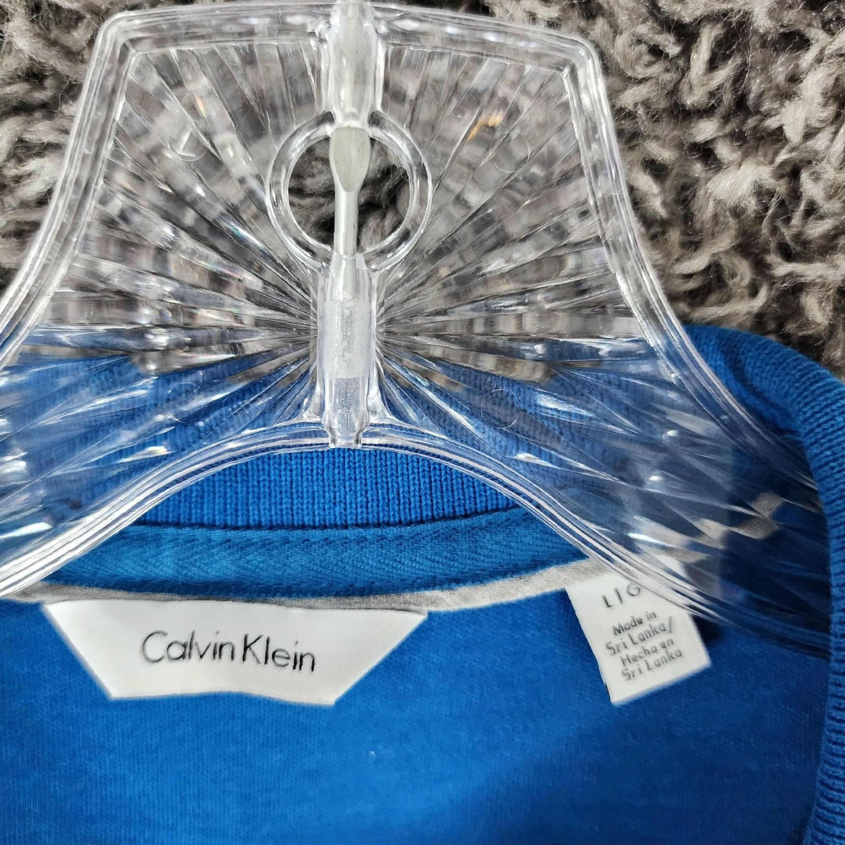 Calvin Klein CALVIN KLEIN Men's Blue Soft Short Sleeve Polo Shirt Size L Size US L / EU 52-54 / 3 - 4 Thumbnail
