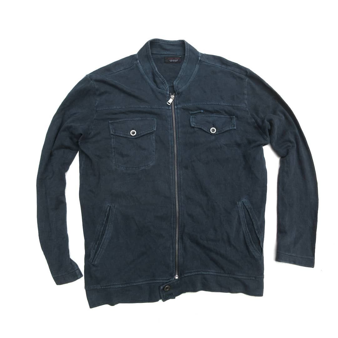 Designer × Vintage × Zara Zara Man Zipper Jacket Woven Cotton Size L PxL : 71 x 60 Size US L / EU 52-54 / 3 - 1 Thumbnail