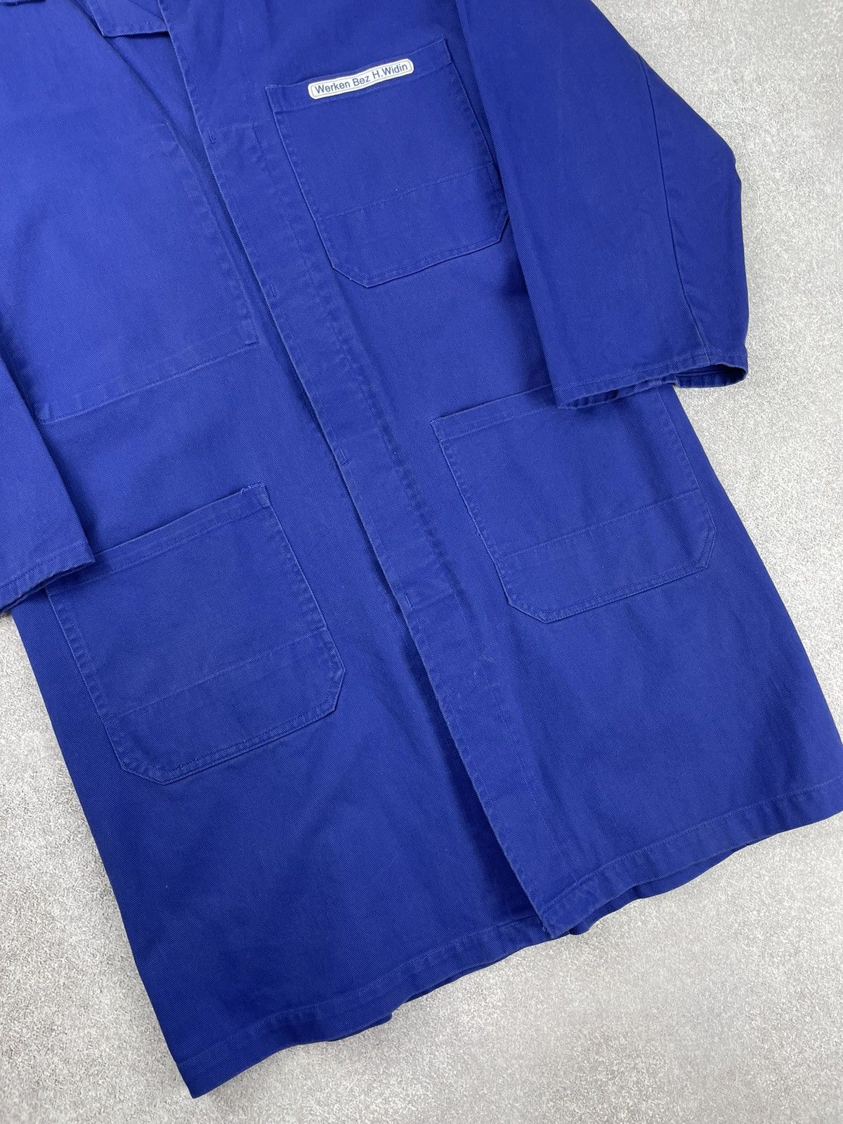 Le Laboureur × Le Mont Saint Michel × Vintage Vintage French Sanfor Workwear Faded Jacket Size US M / EU 48-50 / 2 - 3 Thumbnail
