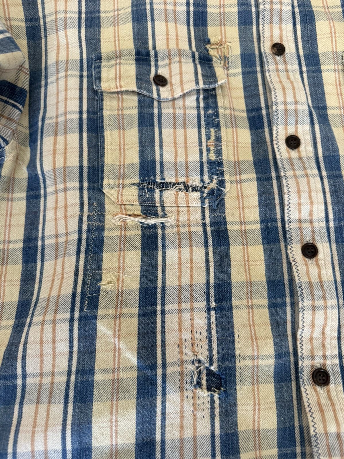 Visvim Visvim Pioneer Crash Flannel Size US XL / EU 56 / 4 - 5 Thumbnail