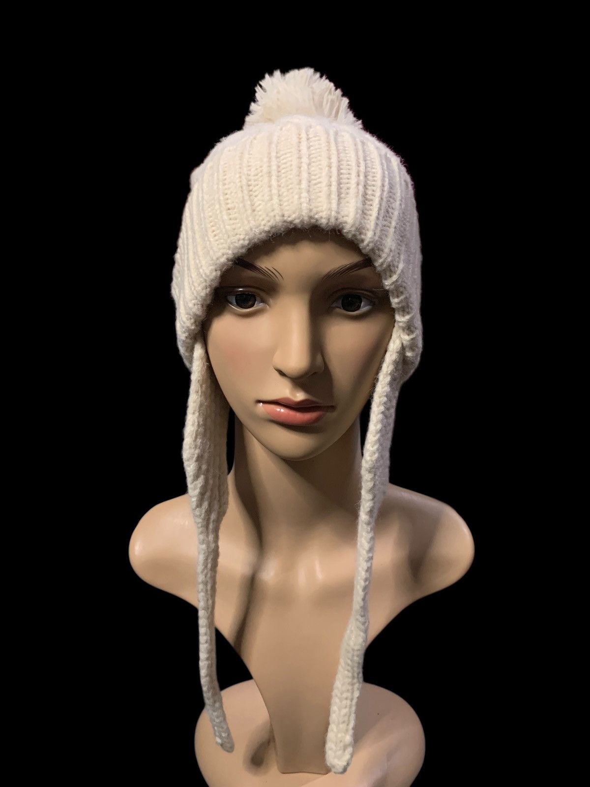 Designer × Japanese Brand × Kapital Crochet Earflap Beany Hat Size ONE SIZE - 5 Thumbnail