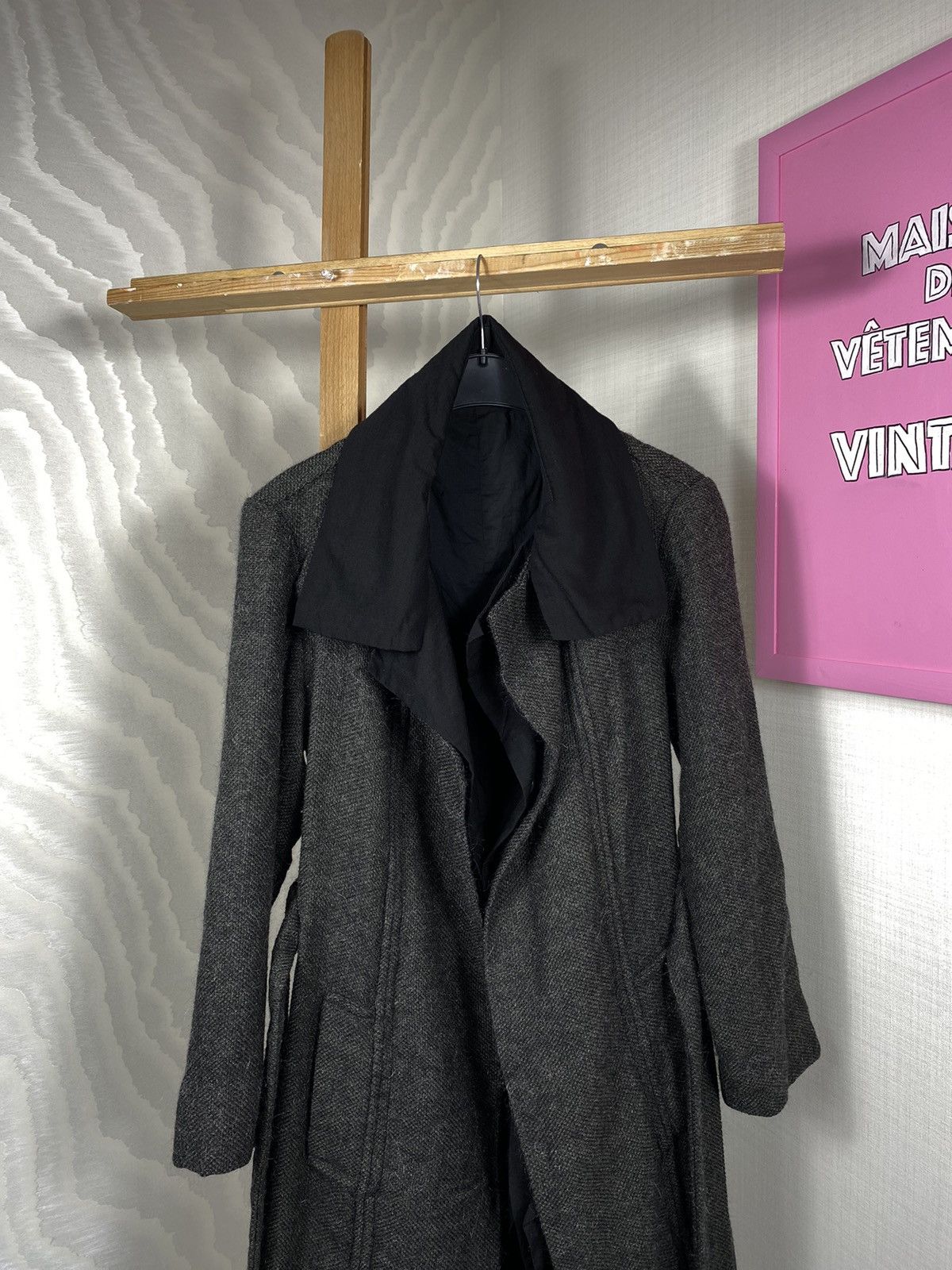 Rick Owens × Vintage Olmar & Mirta Anthracite Coat Size S / US 4 / IT 40 - 12 Thumbnail
