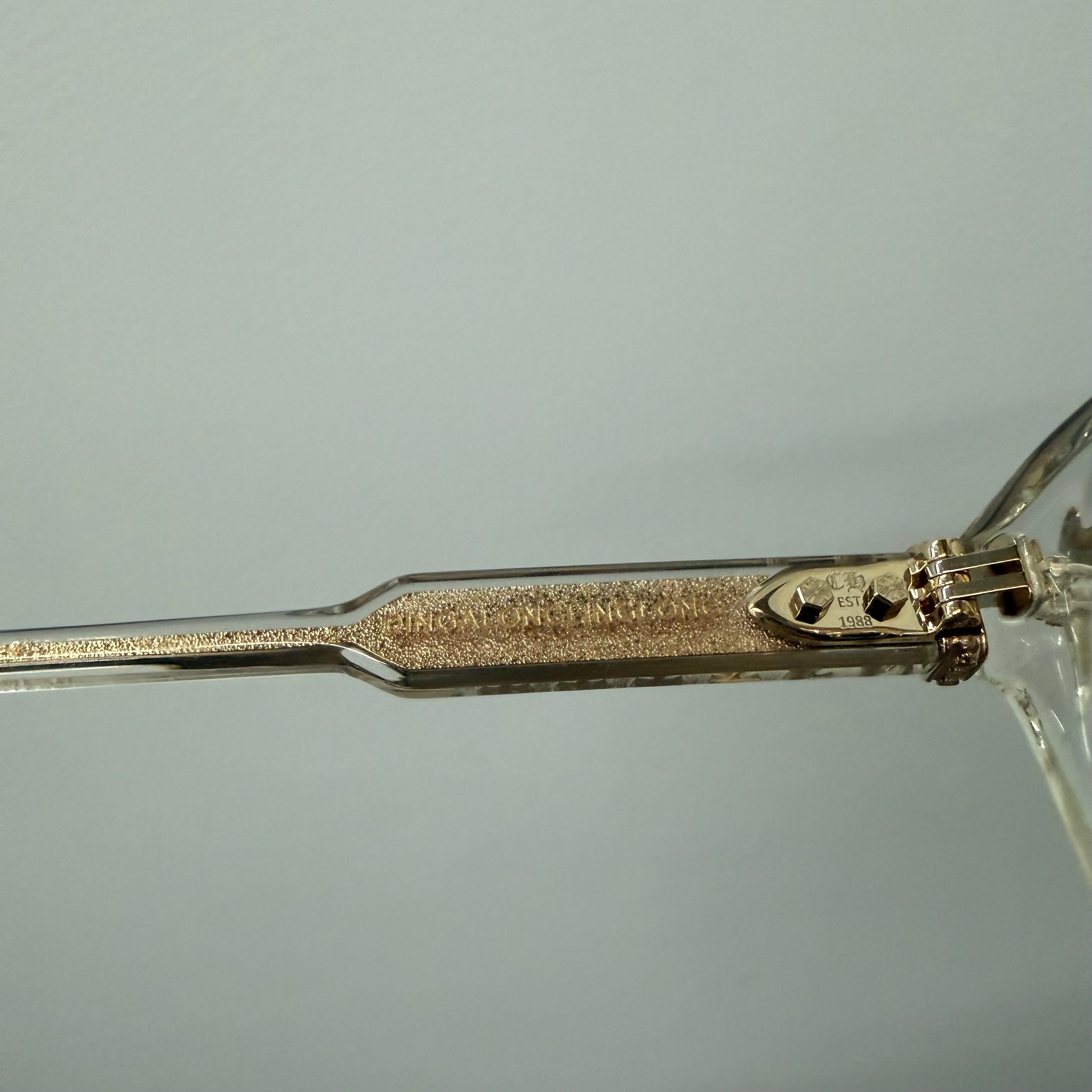 Chrome Hearts Chrome Hearts Dingalingalong Crystal Gold Glasses Size ONE SIZE - 9 Thumbnail