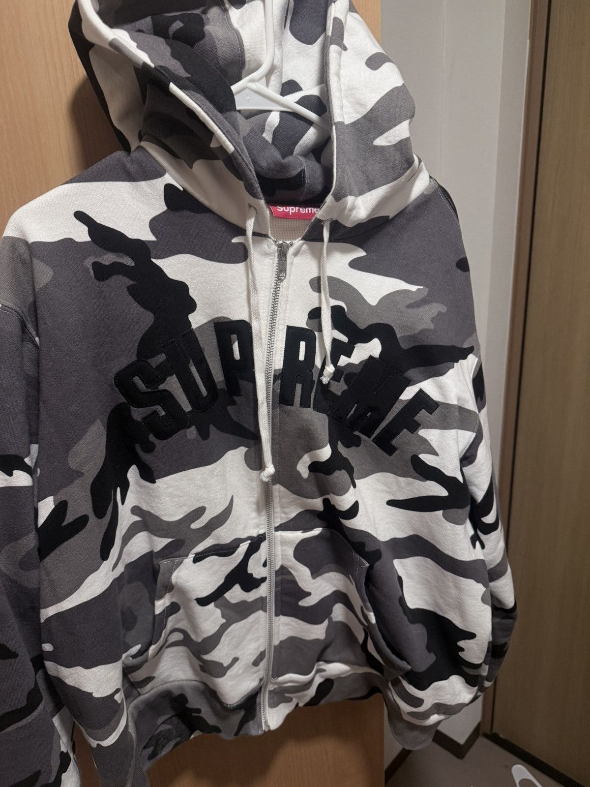 Supreme Arc Thermal Lined Zip Up Hooded Sweatshirt