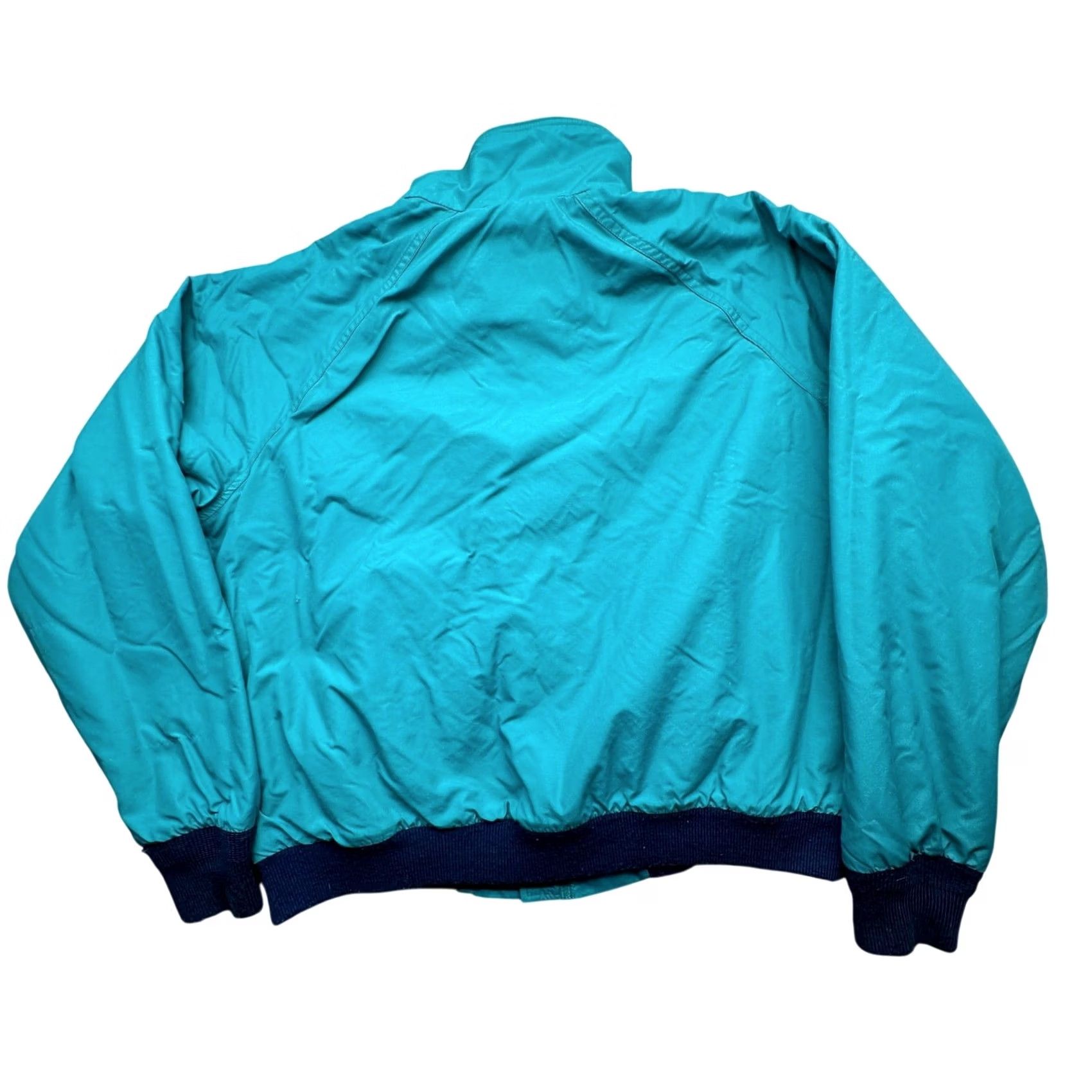 Vintage VINTAGE Woolrich Teton Bomber Jacket Fleece Lined Mens Large Emerald Blue 90s Size US L / EU 52-54 / 3 - 2 Thumbnail