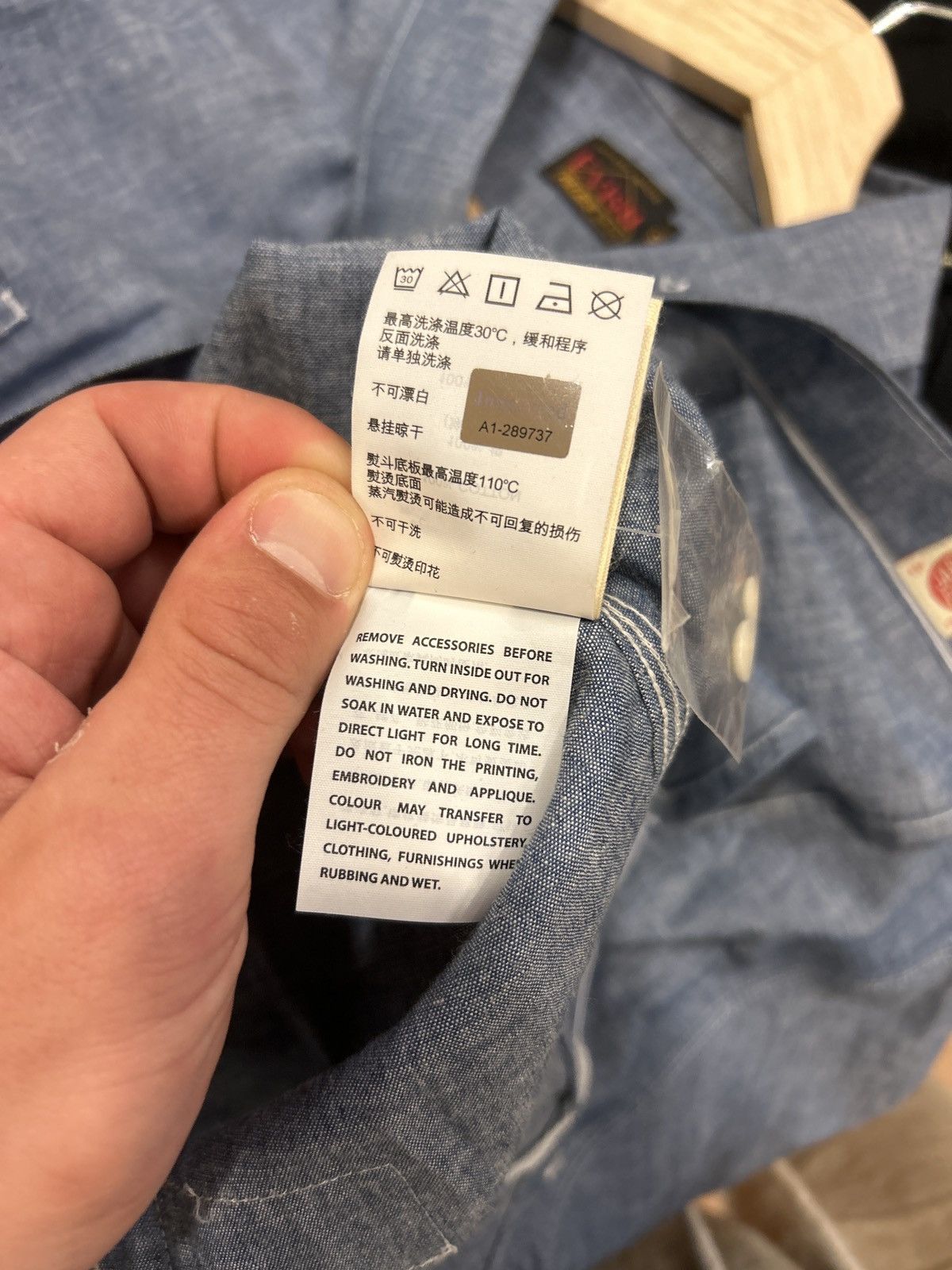 Evisu × Palace Palace X Evisu Button Up Shirt Size US XL / EU 56 / 4 - 5 Thumbnail
