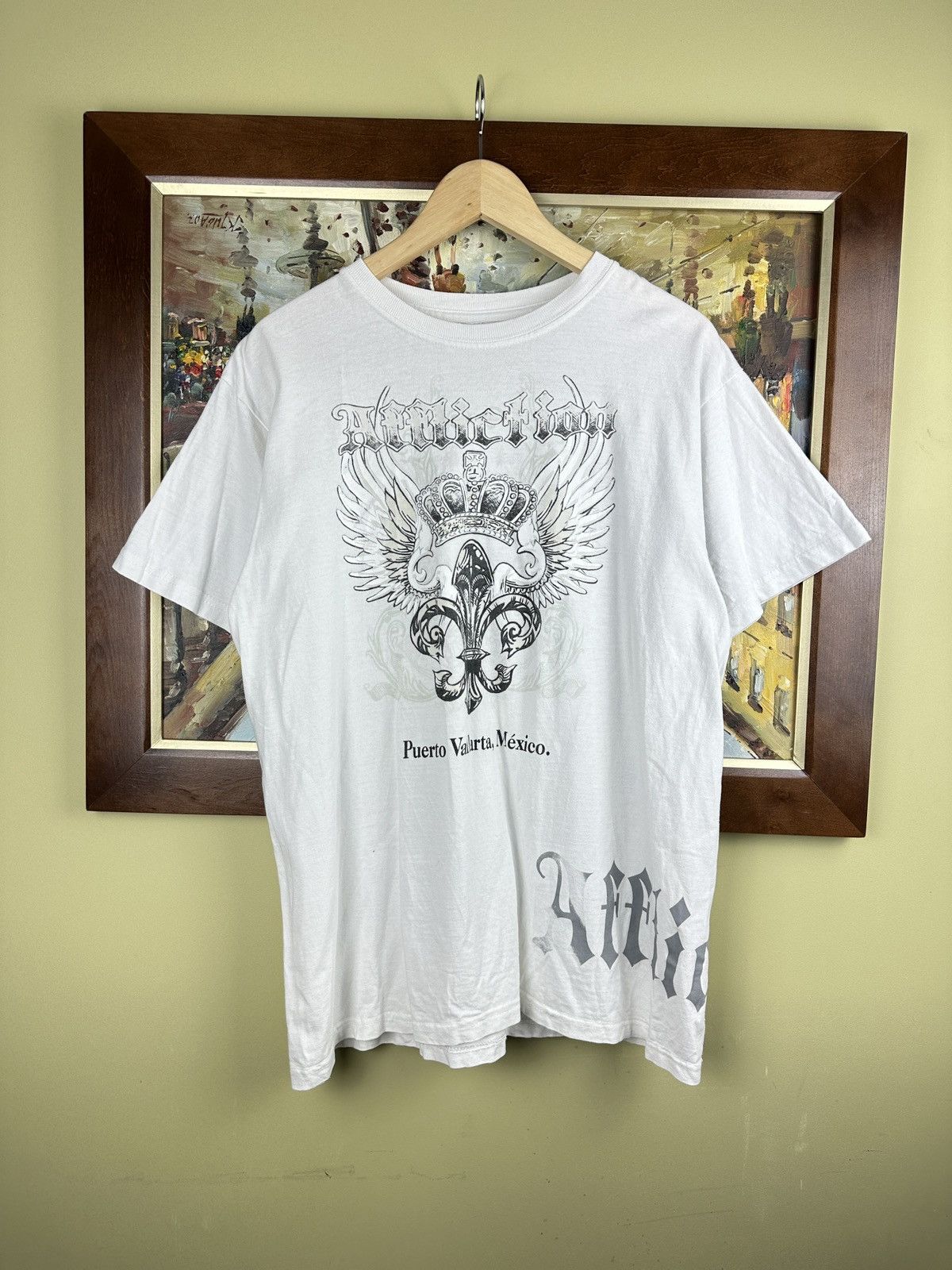 Affliction Vintage y2k 2000s Affliction tribal tattoo tee t-shirt Size US L / EU 52-54 / 3 - 1 Thumbnail