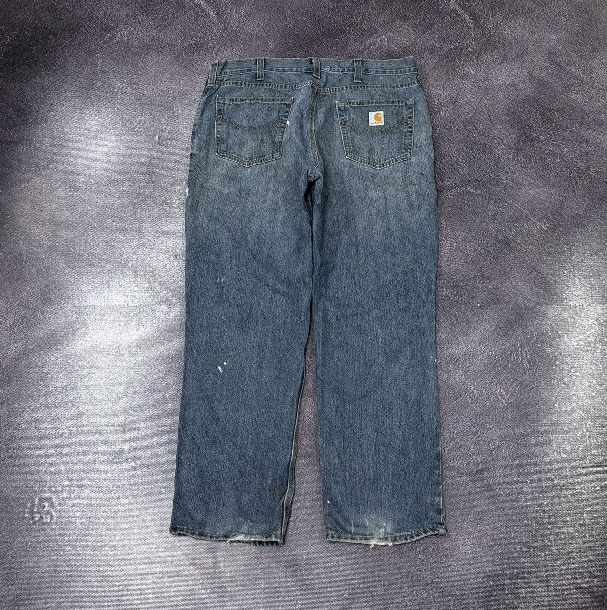 Carhartt Vintage 90s Carhartt USA Distressed Work Hype Baggy Jeans Size US 36 / EU 52 - 1 Thumbnail