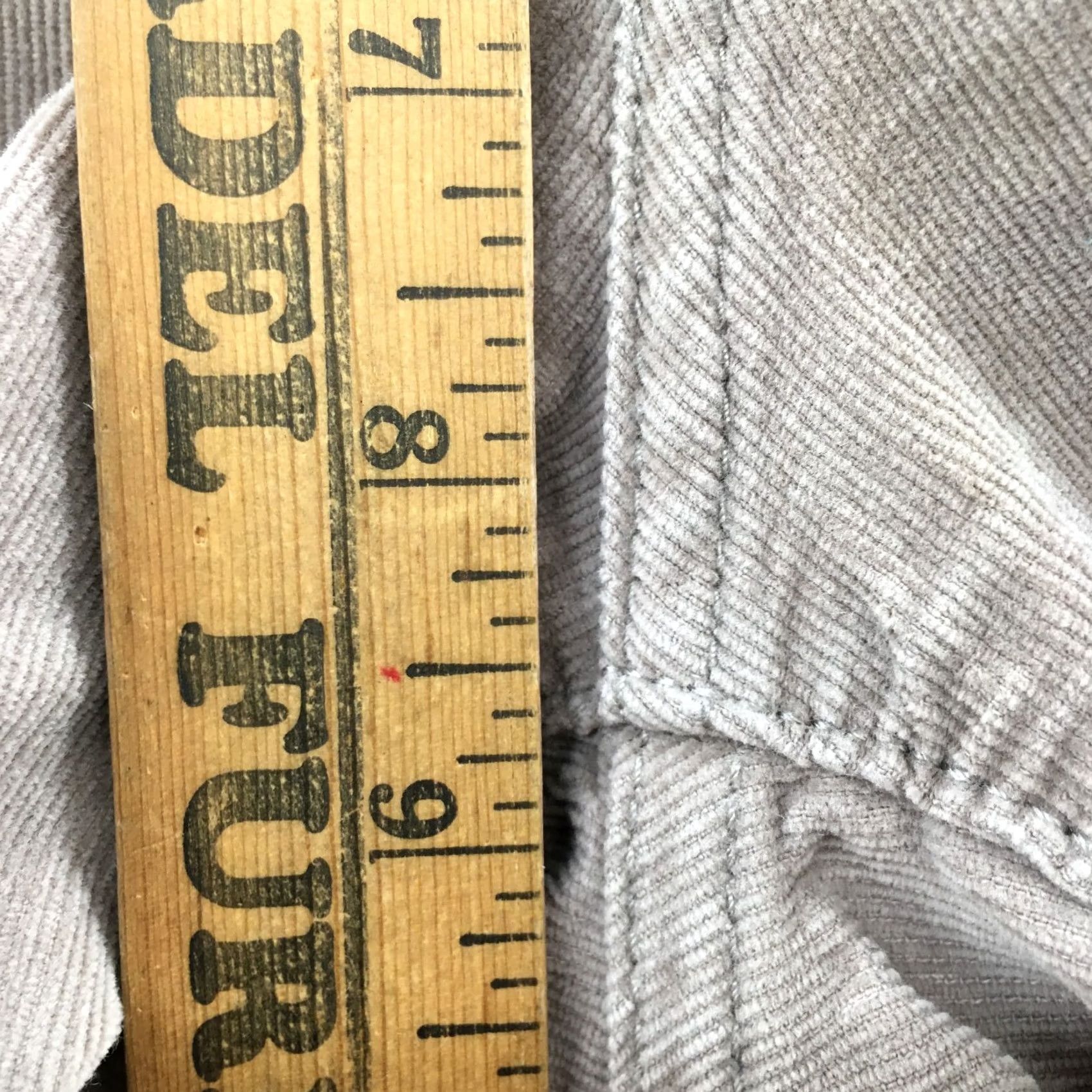 Calvin Klein Calvin Klein Corduroy Straight Pants Womens 8x30 Beige Mid Rise Casual Size 30" / US 8 / IT 44 - 7 Thumbnail