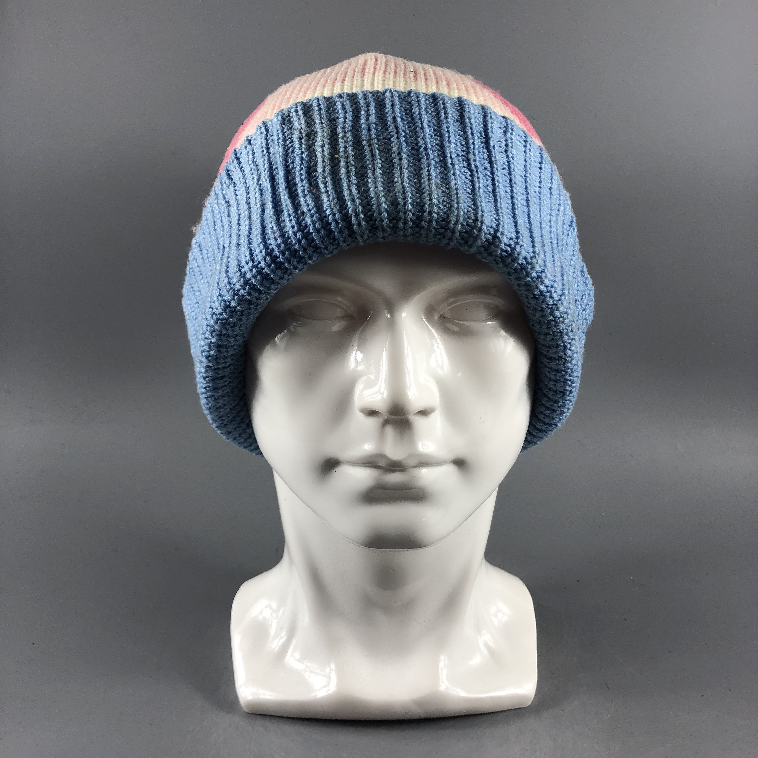 Japanese Brand × Vintage Womens "Happy Love" Booble Beanie Snow Hat Snow Cap -D151 Size ONE SIZE - 2 Thumbnail