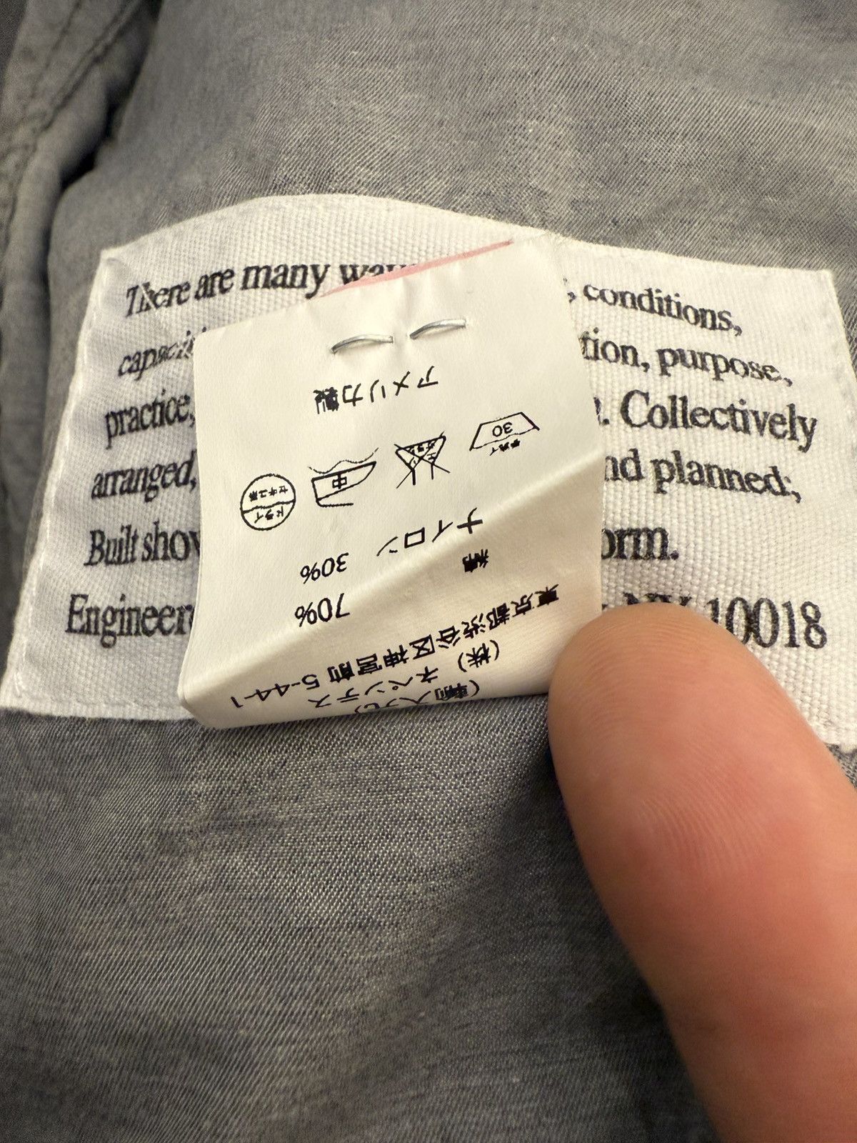 Engineered Garments Engineered Garments Charcoal Shirt Blazer Size US M / EU 48-50 / 2 - 5 Thumbnail