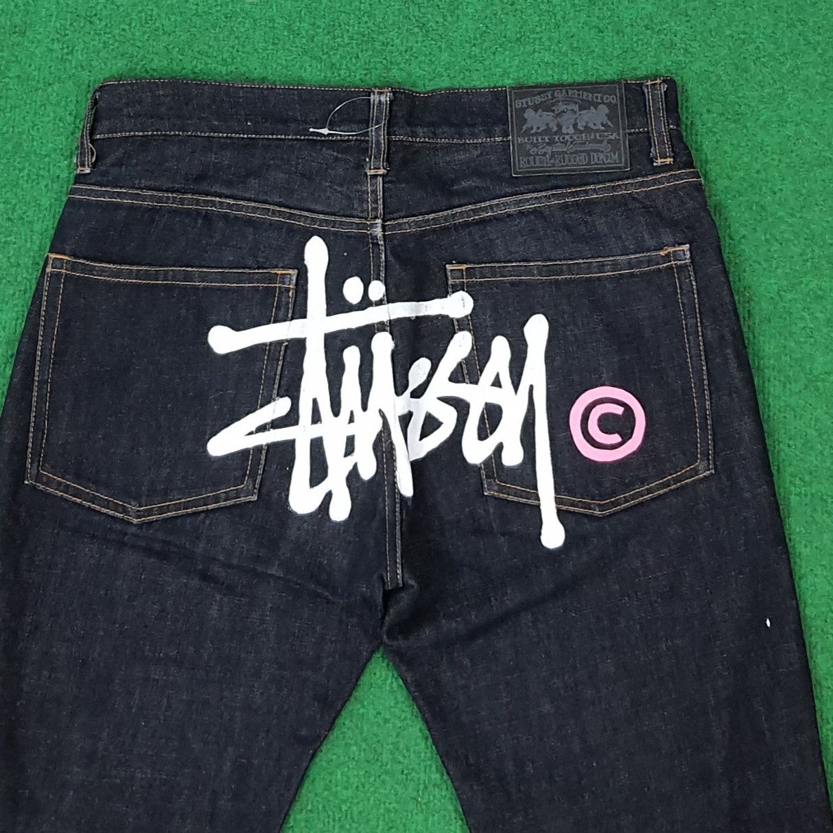 Stussy Vintage Stussy Streetwear Custom Logo Jeans C272N25 Size US 30 / EU 46 - 2 Thumbnail