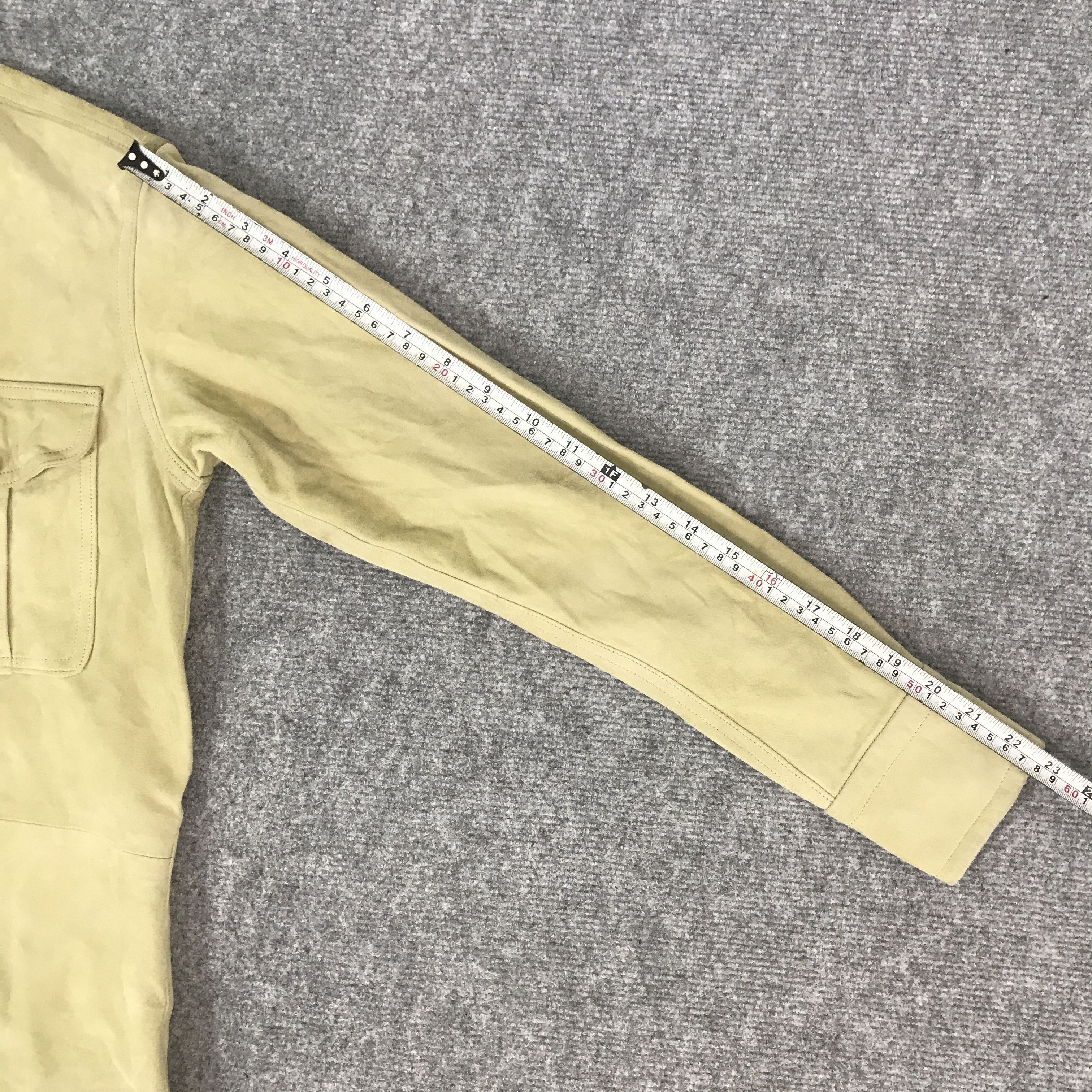 Ralph Lauren Vintage Ralph Lauren Leather button Up T-Shirt Size US M / EU 48-50 / 2 - 5 Thumbnail