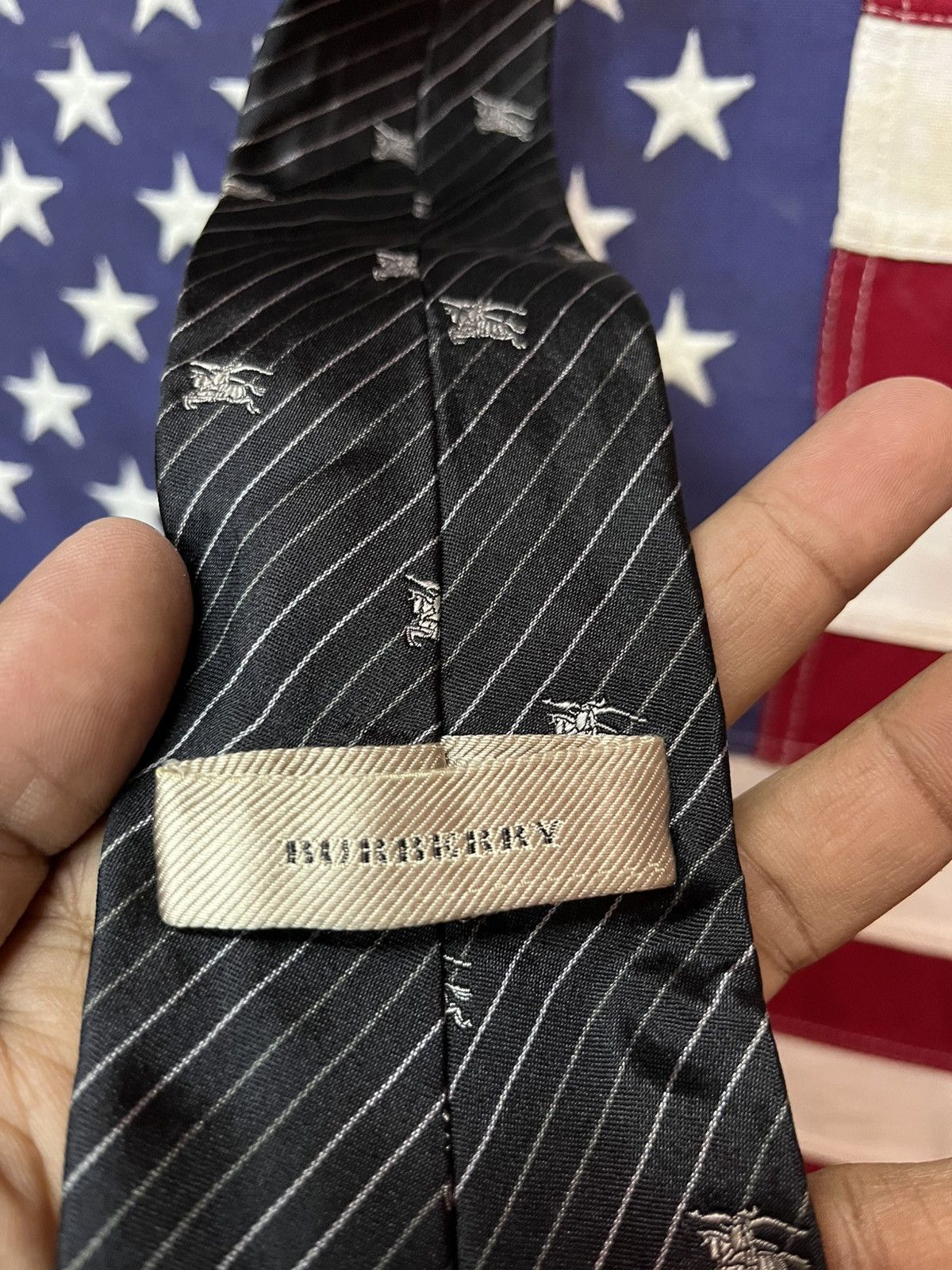 Burberry Burberry Tie Allover Logo Size ONE SIZE - 4 Thumbnail