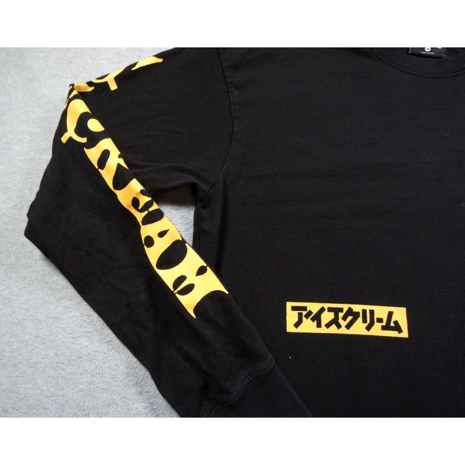 Vintage Icecream Shirt Mens Medium Black Long Sleeve Skate Streetwear Tee Pharrell Size US M / EU 48-50 / 2 - 3 Thumbnail