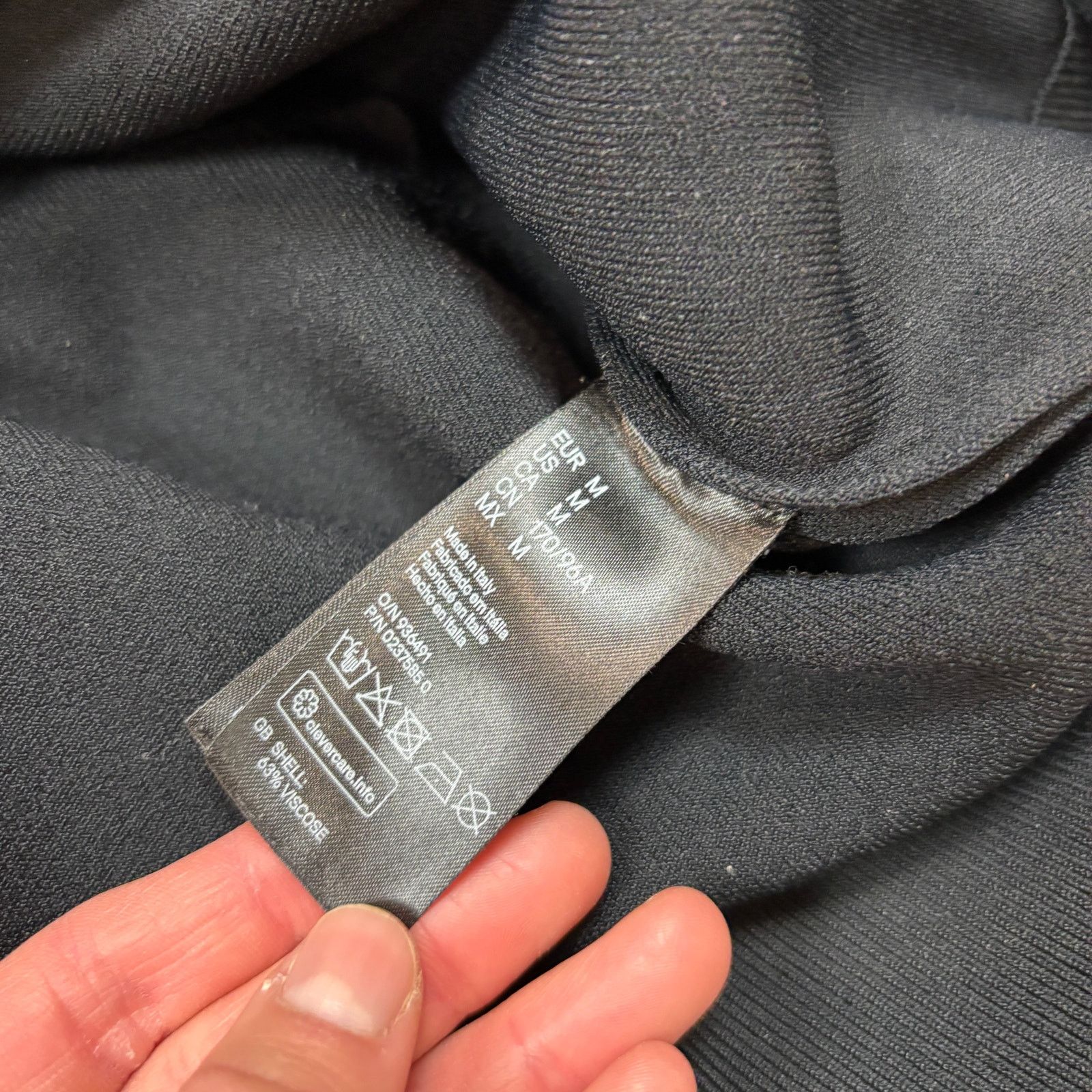 Alexander Wang × H&M Alexander Wang x H&M Textured Scuba Biker Zip Hoodie Men's M Size US M / EU 48-50 / 2 - 7 Thumbnail