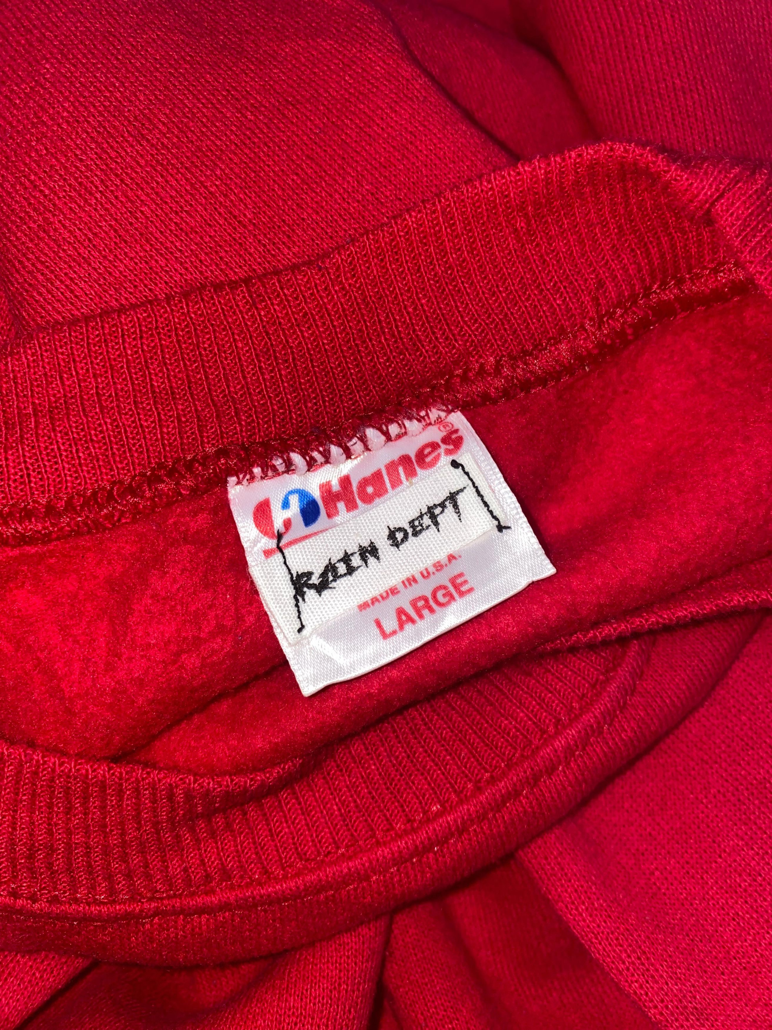 Vintage Vintage 90s hanes by raindept sweatshirt Size US L / EU 52-54 / 3 - 3 Thumbnail