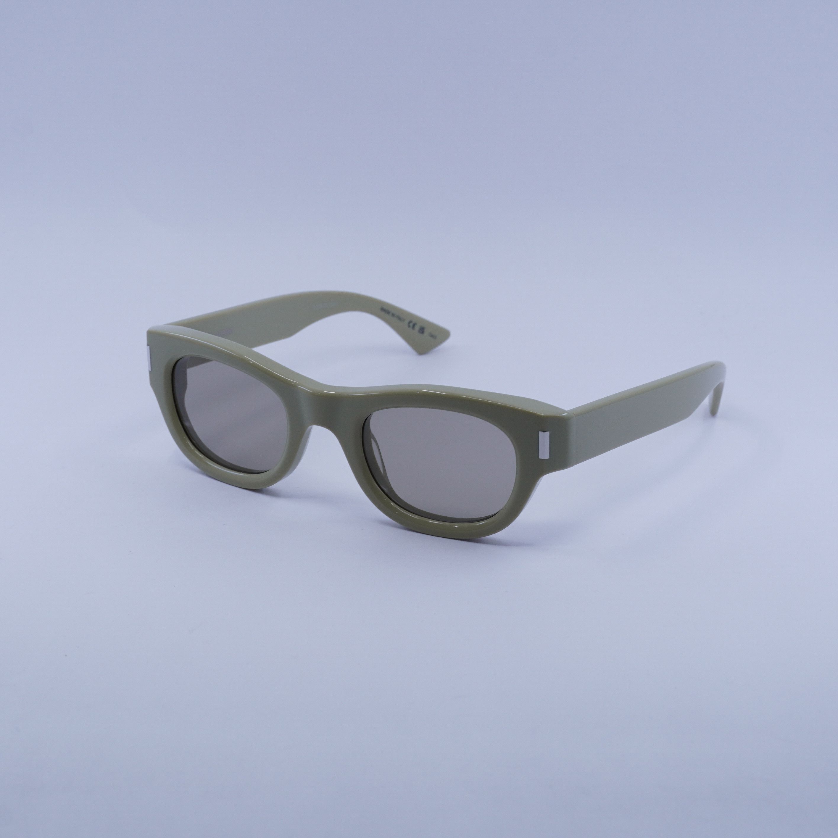 Saint Laurent Paris Saint Laurent SL761 003 Sunglasses Green Square Frame Size ONE SIZE - 3 Thumbnail