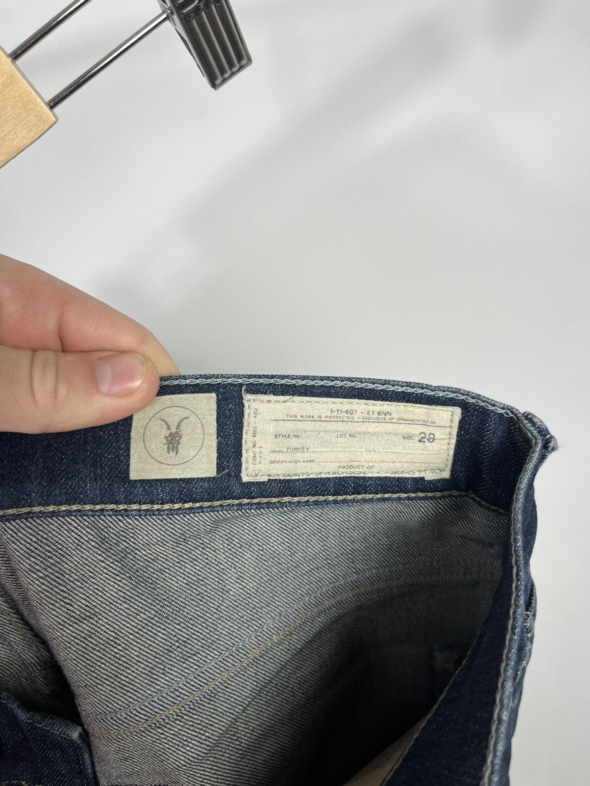Allsaints AllSaints Slim Fit Blue Stretch Jeans Button Fly S size Size US 30 / EU 46 - 14 Thumbnail