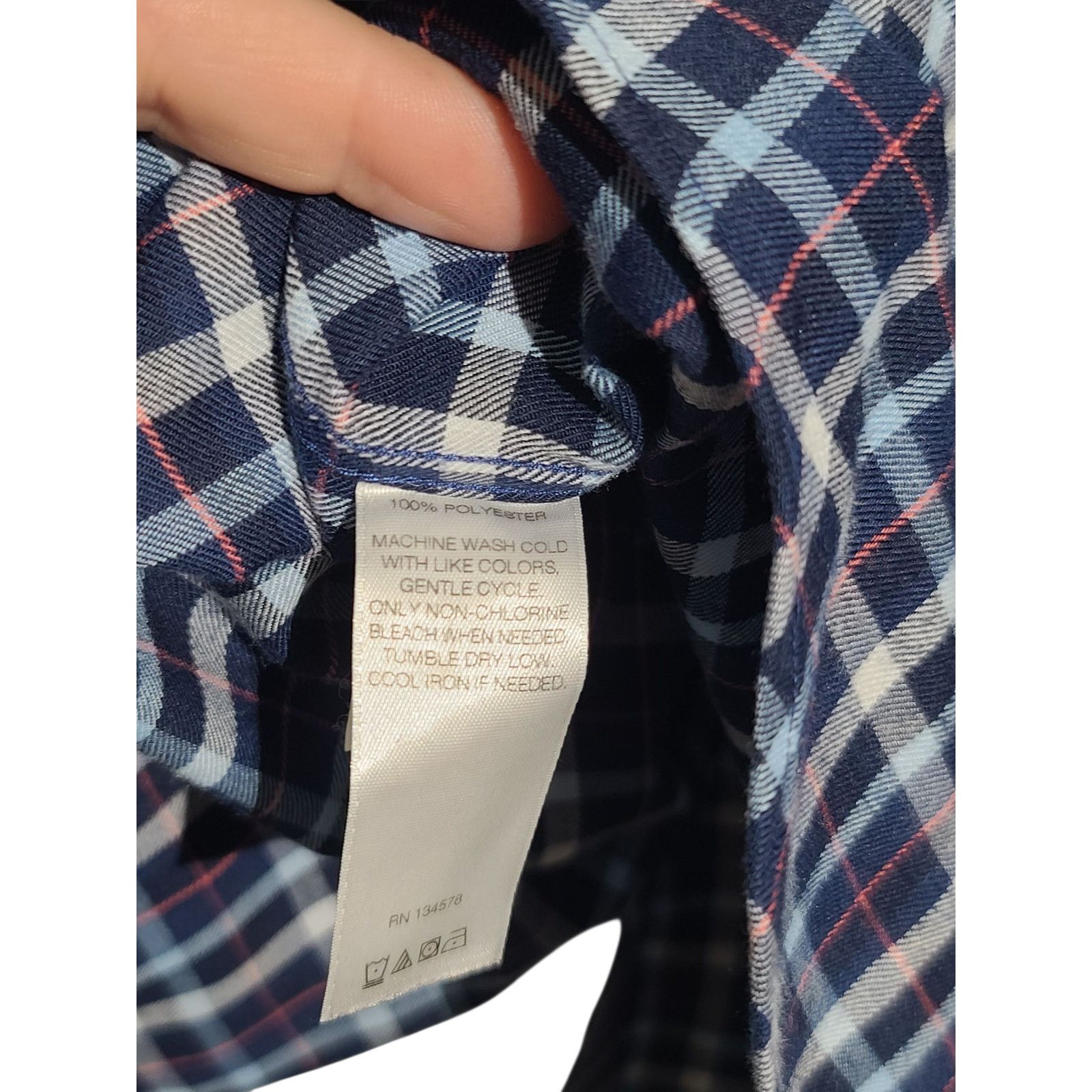 Vineyard Vines Vineyard Vines Blue Check Classic Fit Tucker Flannel Shirt Size US S / EU 44-46 / 1 - 5 Thumbnail