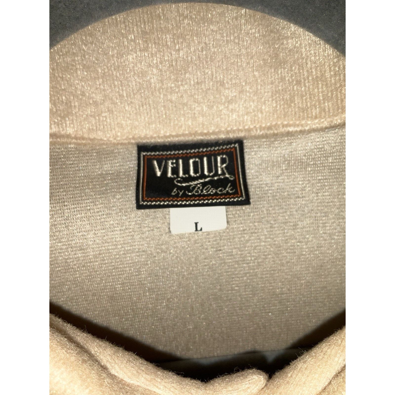 Velour 🔥 RARE Vintage Velour Dress Shirt Lightweight Classic Sz L Size US L / EU 52-54 / 3 - 3 Thumbnail