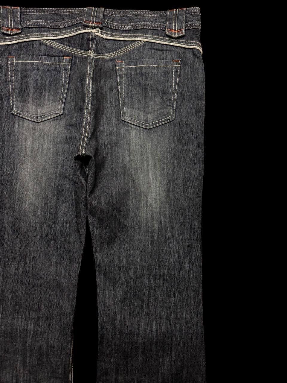 GOSTAR DE FUGA FLARE Vintage Lacoupe Pour Remme Japan Designer Mudwash Jean Size US 34 / EU 50 - 16 Thumbnail