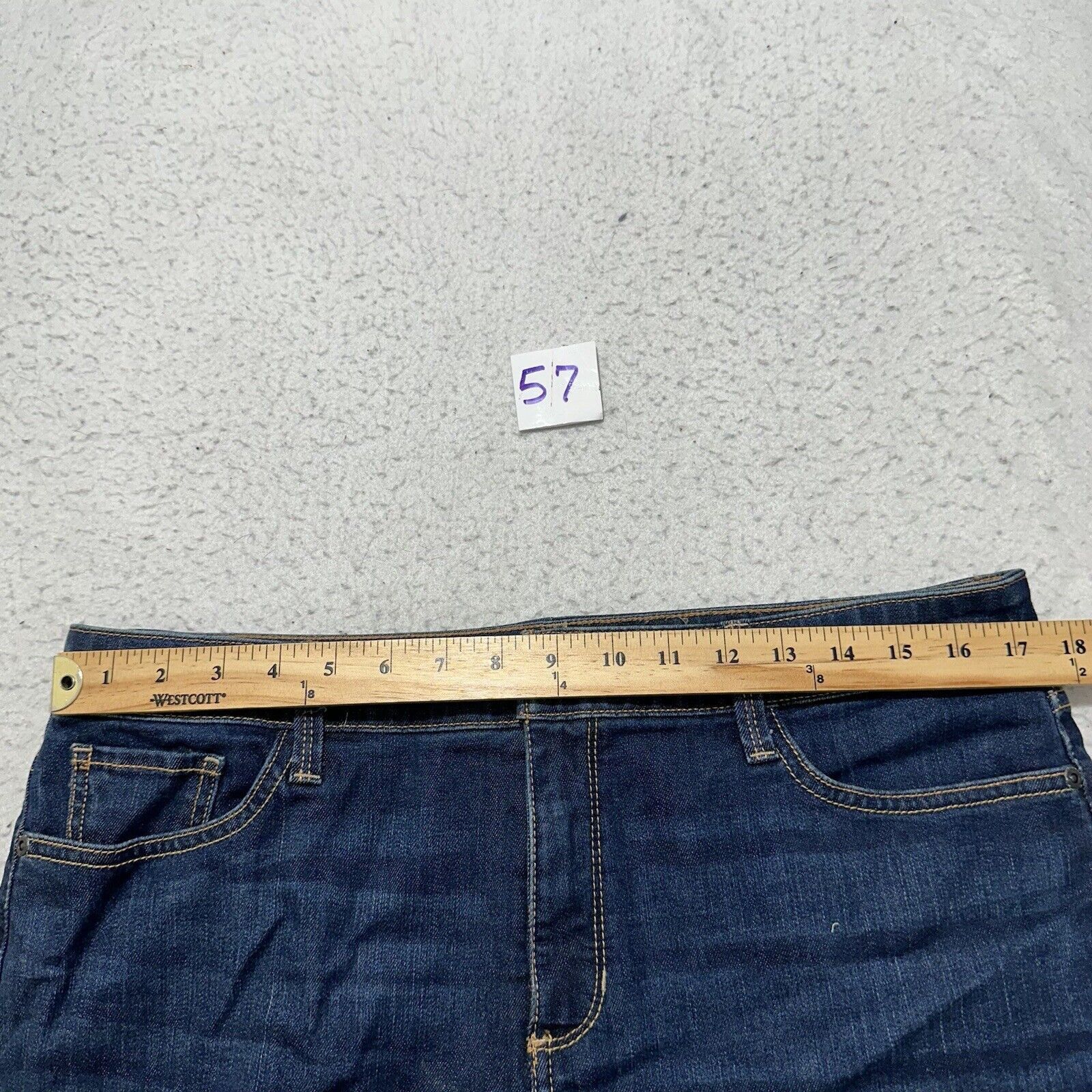 St. Johns Bay St. John's Bay 14 Skinny Leg High Rise Jeans Navy Blue Size 36" / US 14 / IT 50 - 12 Thumbnail