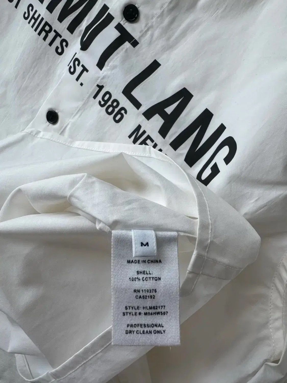 Helmut Lang Helmut Lang Short Sleeve Button Up Shirt Size US M / EU 48-50 / 2 - 3 Thumbnail