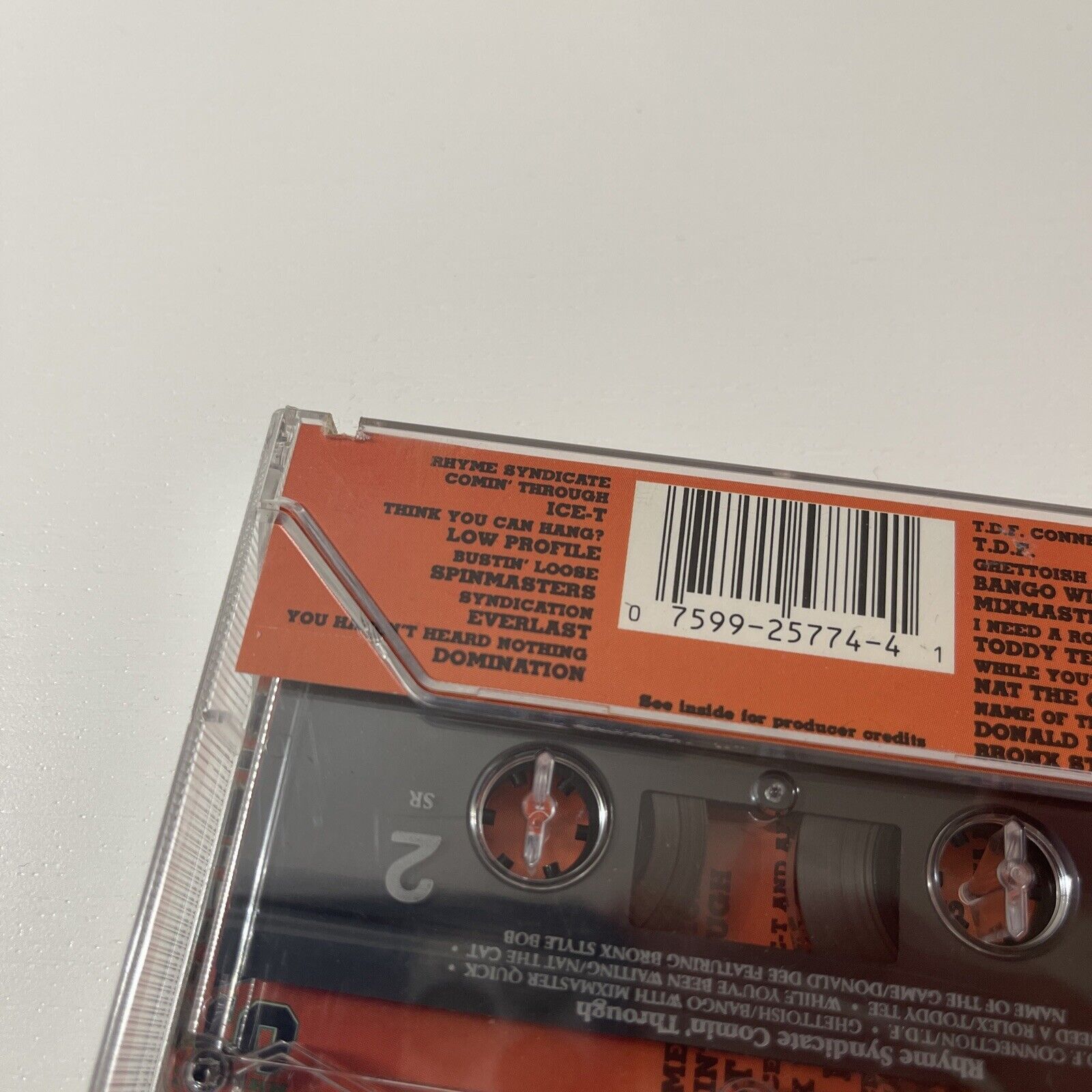 Vintage Rhyme Syndicate Comin' Through ; 1988 CASSETTE ONE OWNER Size ONE SIZE - 5 Thumbnail