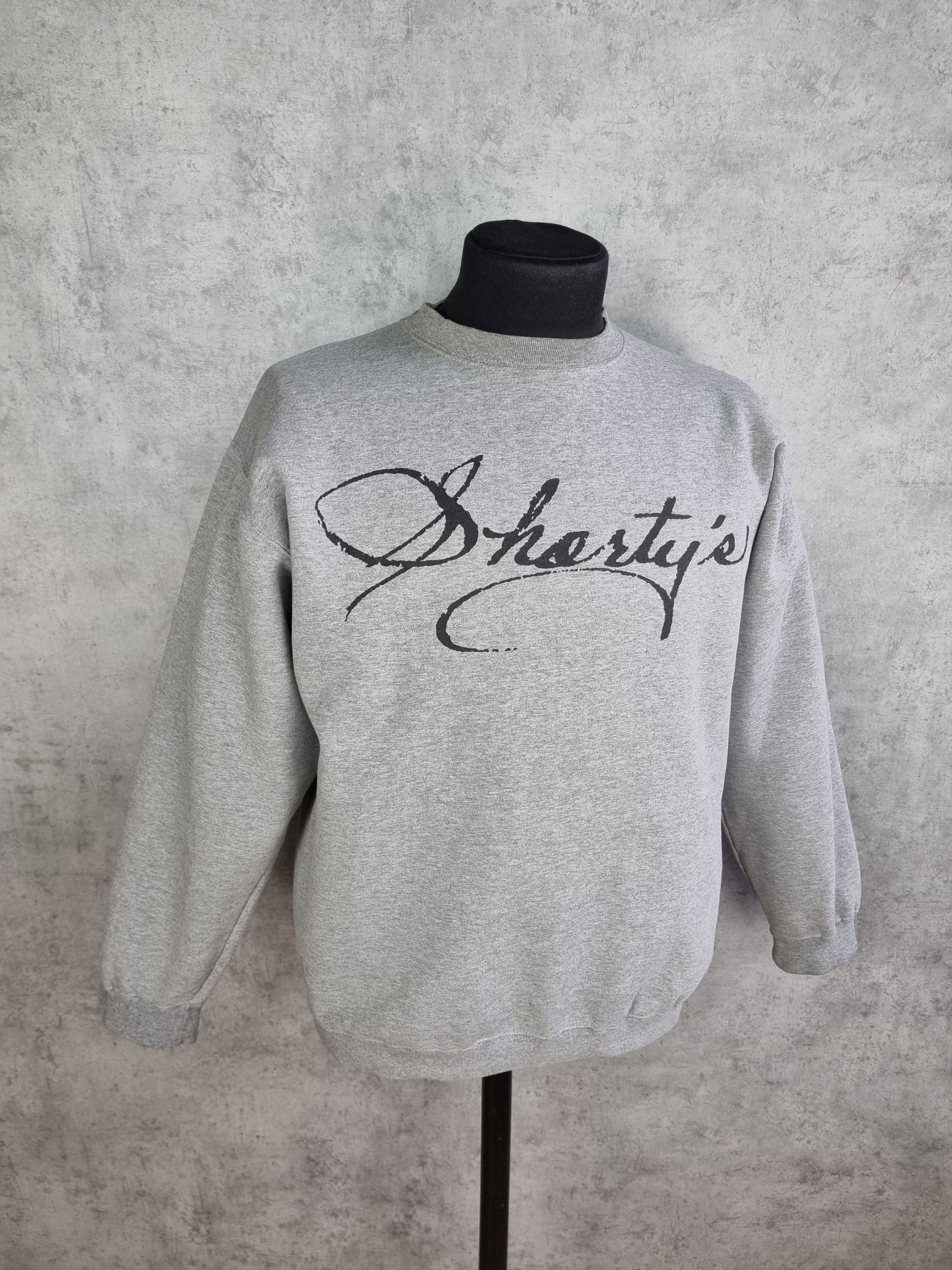 Shorty's Skateboards × Vintage Rare Shorty's Calligraphy Big Logo Rare Sweatshirt Size US L / EU 52-54 / 3 - 3 Thumbnail