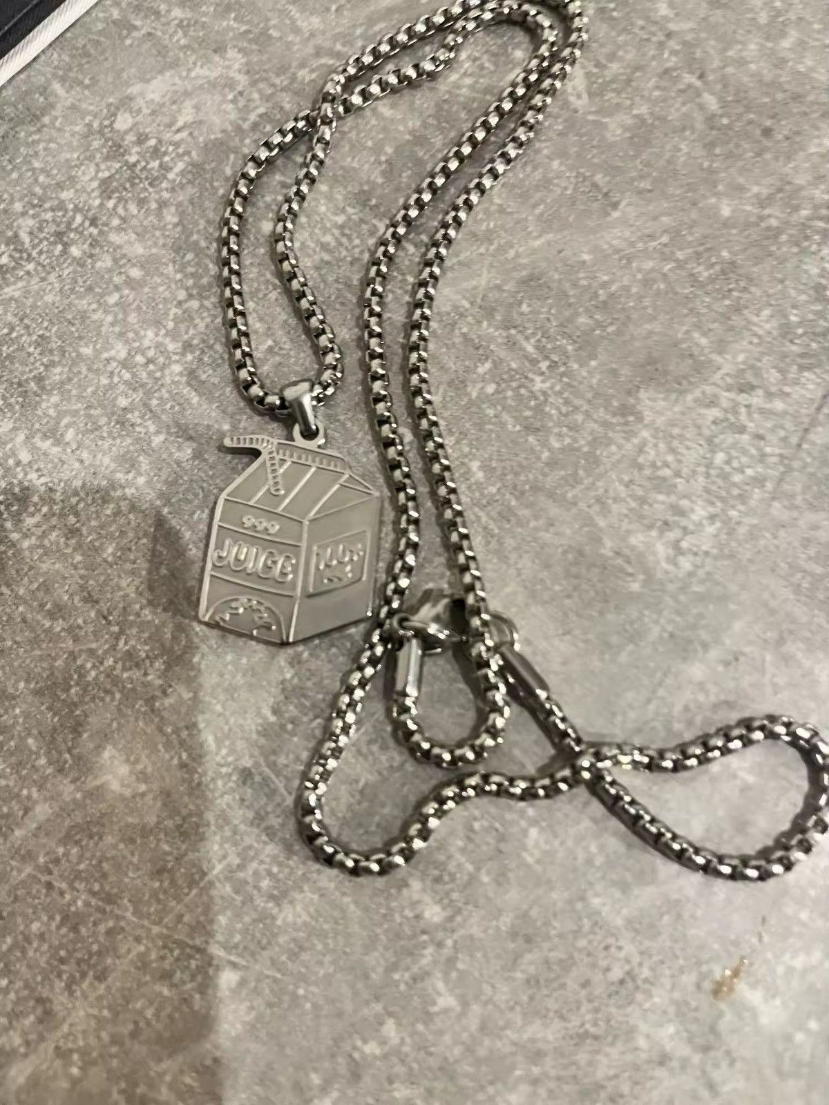 Vintage Fashion Juice Steel Pendant Necklace Size ONE SIZE - 4 Thumbnail