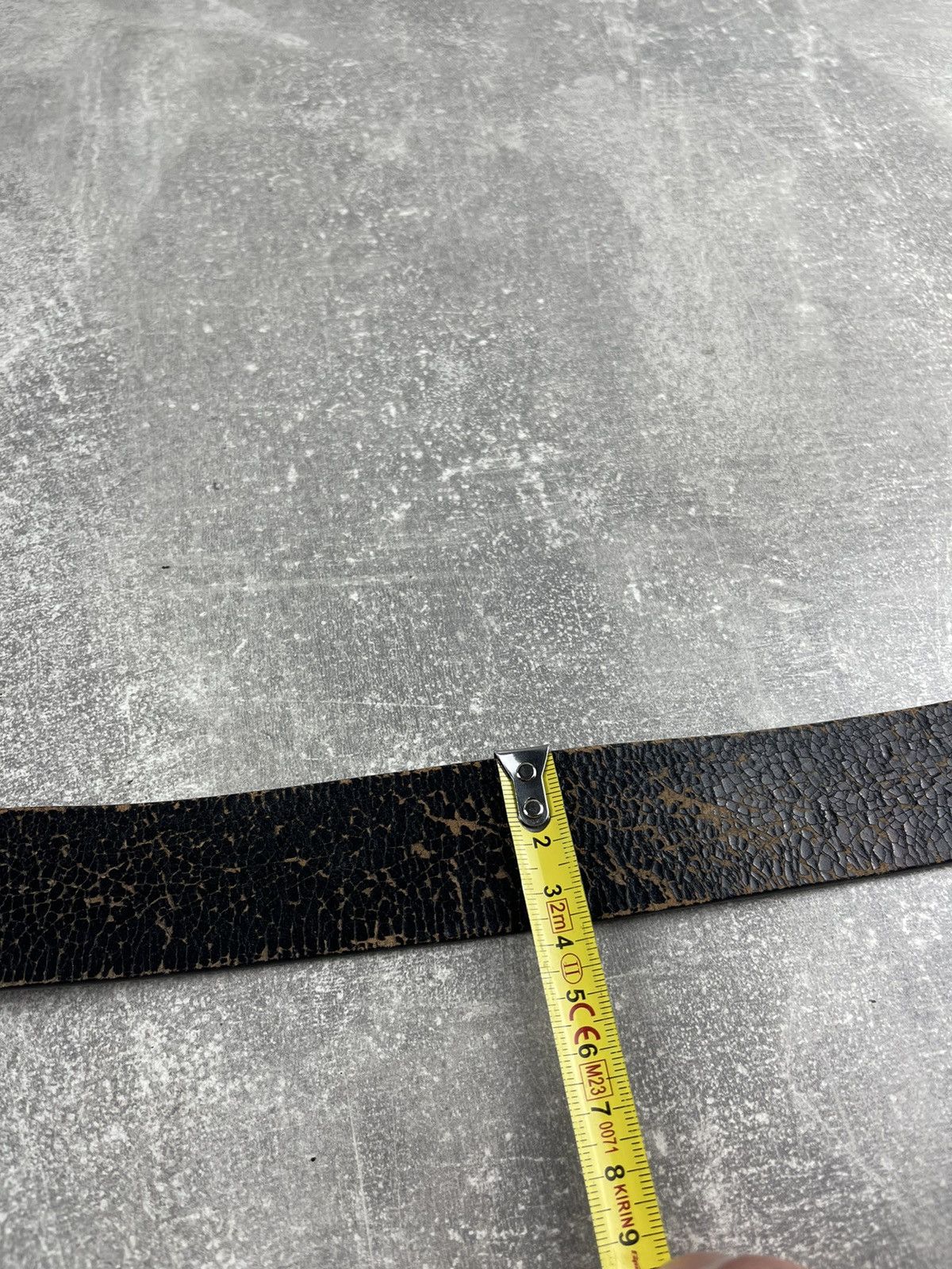 Puma Puma Genuine Leather Logo Buckle Belt Black Size M 2000s Size ONE SIZE - 8 Thumbnail