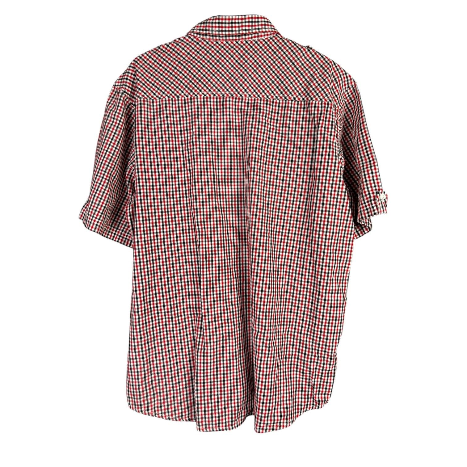 Avirex Men's Vintage Avirex Red/Black Check S/S Button Up Shirt XL Size US XL / EU 56 / 4 - 2 Thumbnail