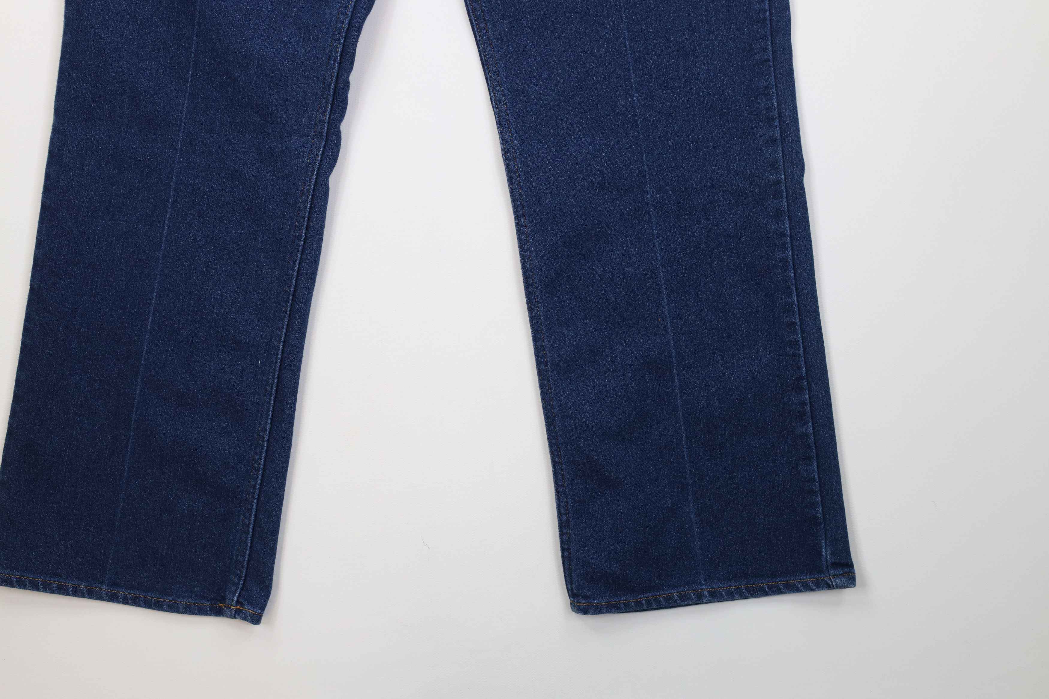 Vintage Vintage 90s Streetwear Flared Wide Leg Denim Jeans Blue Size US 38 / EU 54 - 5 Thumbnail
