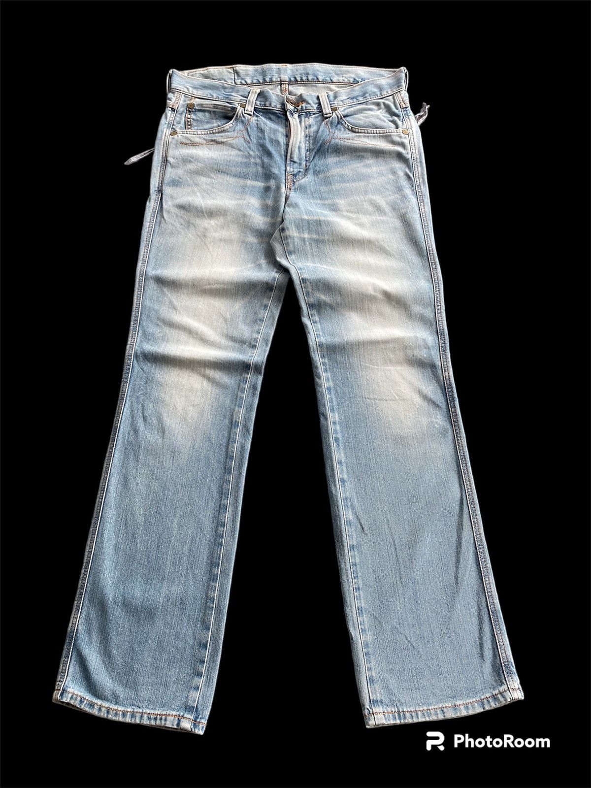 Edwin Japanese Edwin Distressed Washed Bleach Blue Jeans Size US 36 / EU 52 - 2 Thumbnail