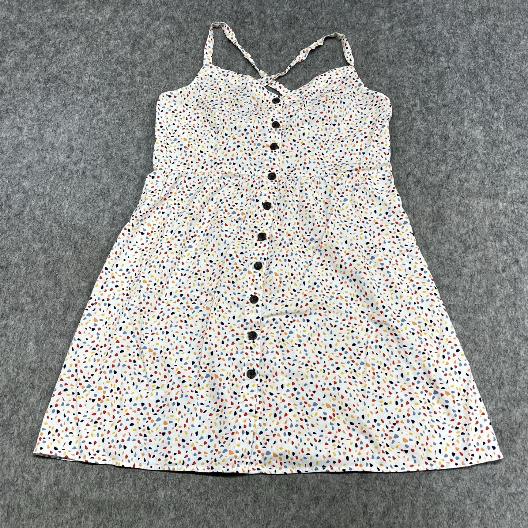 Banana Republic Banana Republic Dress Womens XL Button Front Tank Strappy Summer Casual Sundress Size XL / US 12-14 / IT 48-50 - 2 Thumbnail