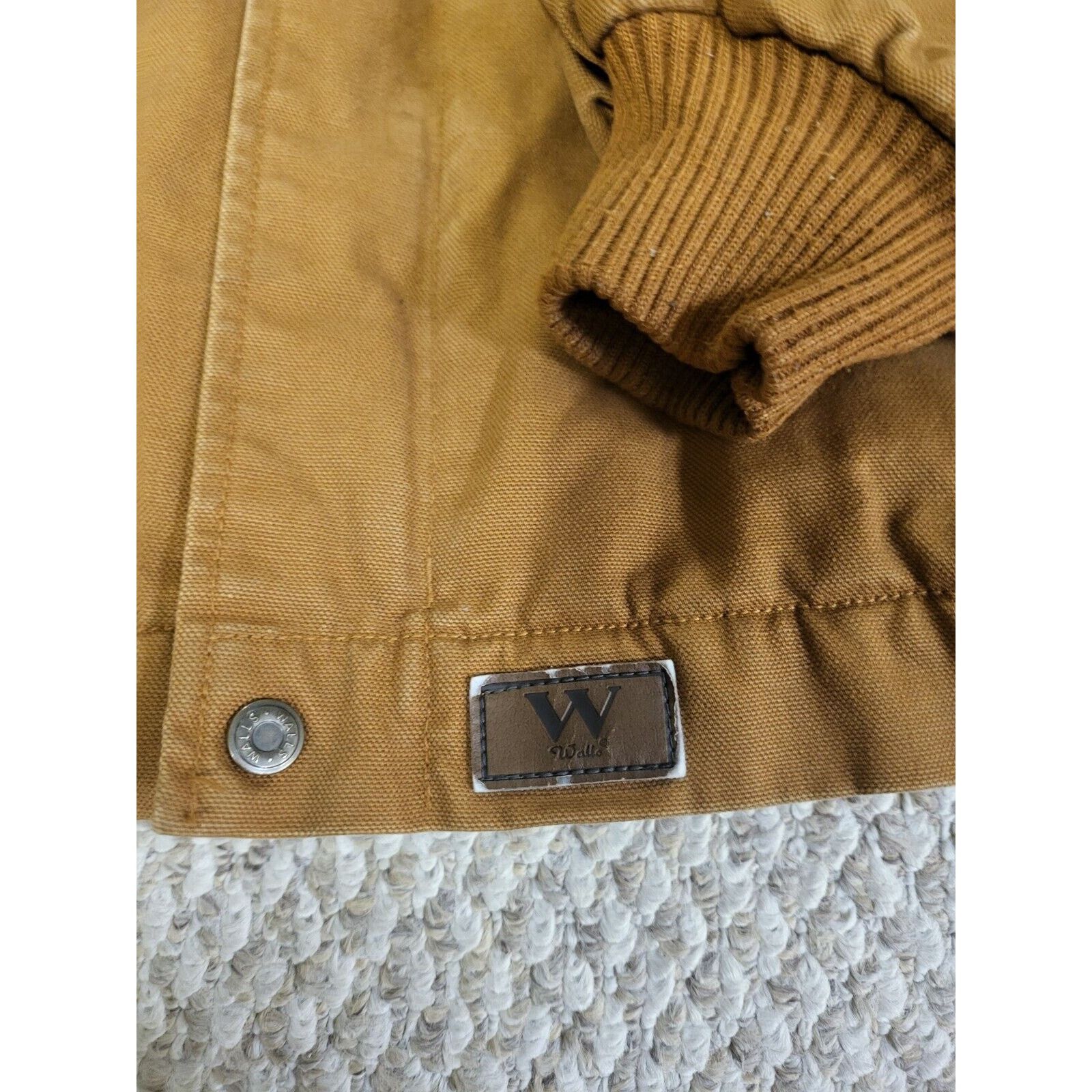 Walls Walls Workwear Jacket 2XL XXL Brown Canvas Duck Hood Size US XXL / EU 58 / 5 - 3 Thumbnail