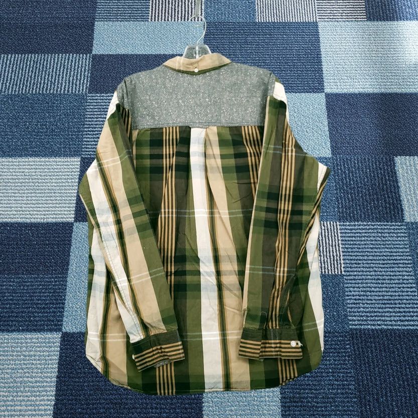 Vintage Staple Shirt Mens XL Button-Down Green Plaid Cotton Casual Workwear Long Sleeve Size US XL / EU 56 / 4 - 1 Thumbnail
