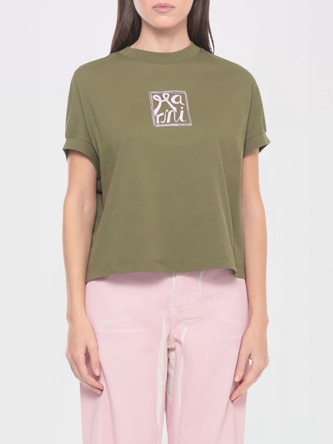 Marni Marni T-Shirt Woman Green Size S / US 4 / IT 40 - 1 Thumbnail