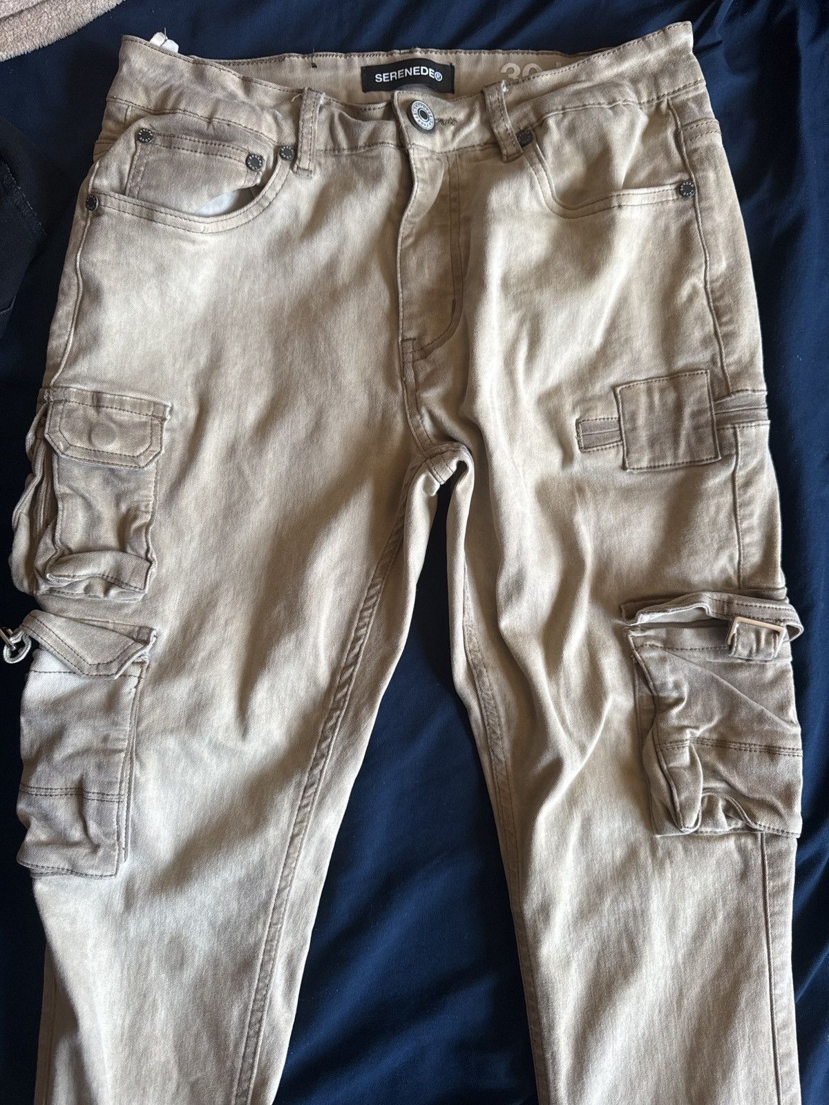 SERENEDE SERENEDE Tigers Eye Cargo Jeans Size US 30 / EU 46 - 4 Thumbnail