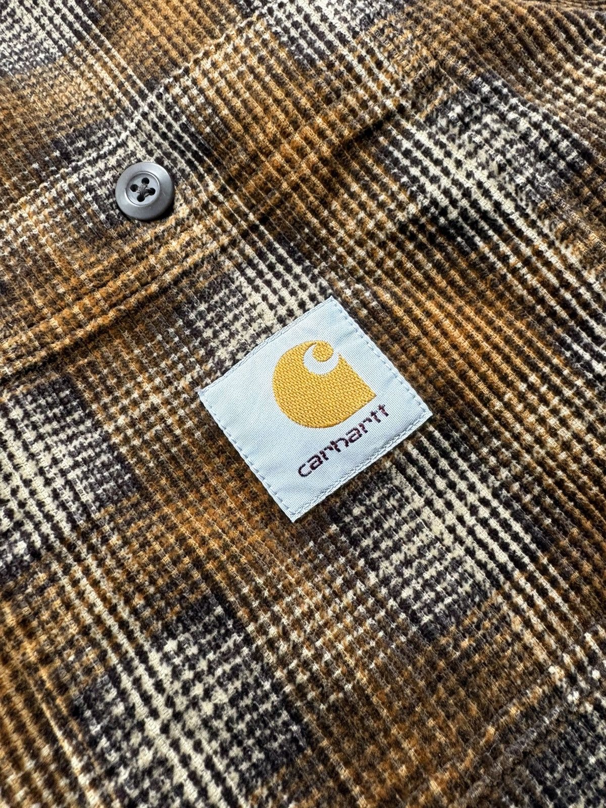Carhartt CARHARTT Hype Shirt Button Up Mini Logo Velvet Streetwear Size US M / EU 48-50 / 2 - 5 Thumbnail