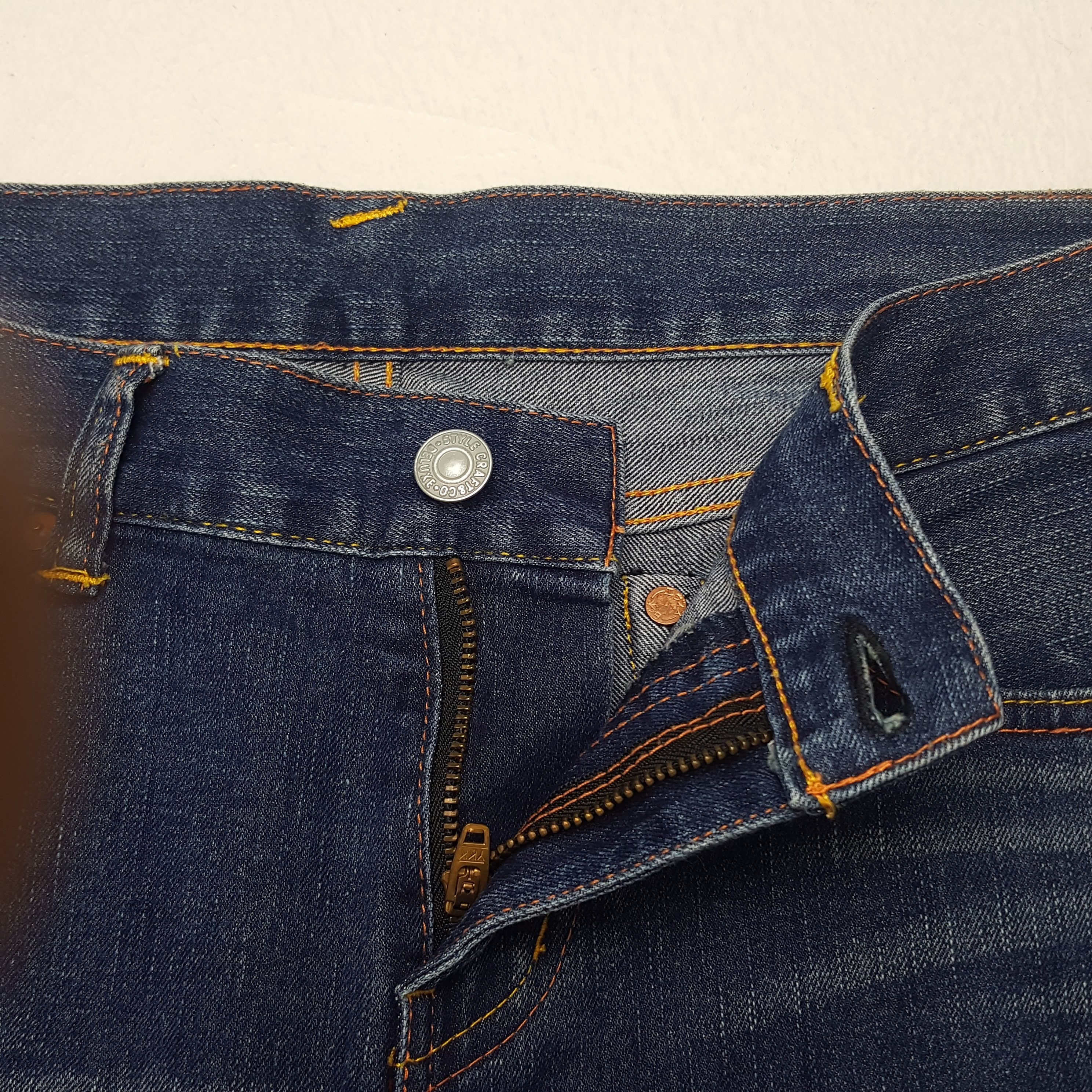 Evisu × Vintage Vintage Evisu Custom Art Daicock Denim Jeans Size 31" - 11 Thumbnail