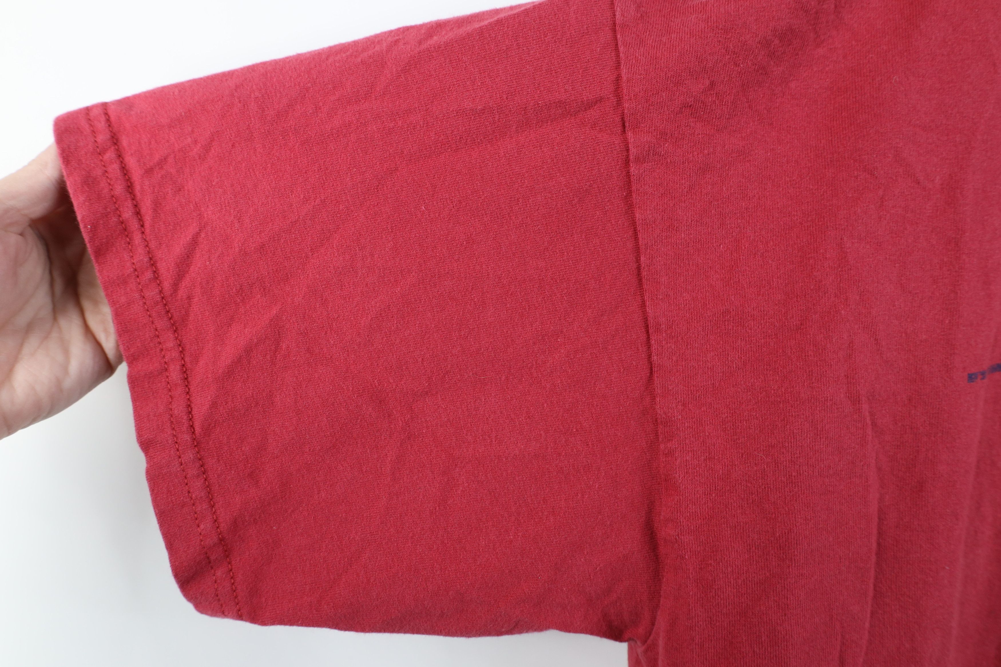 Vintage Vintage 90s Streetwear Valley Idaho Fishing T-Shirt Red Size US XL / EU 56 / 4 - 8 Thumbnail