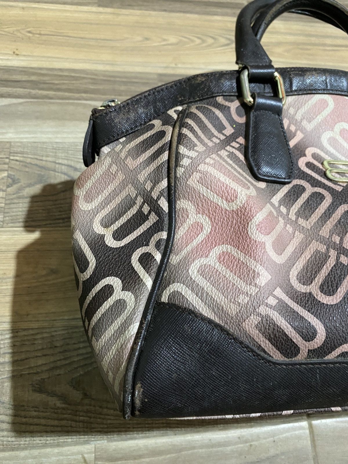 Balenciaga 💥NEED GONE💥 VINTAGE BALENCIAGA BAG MONOGRAM BB Size ONE SIZE - 5 Thumbnail