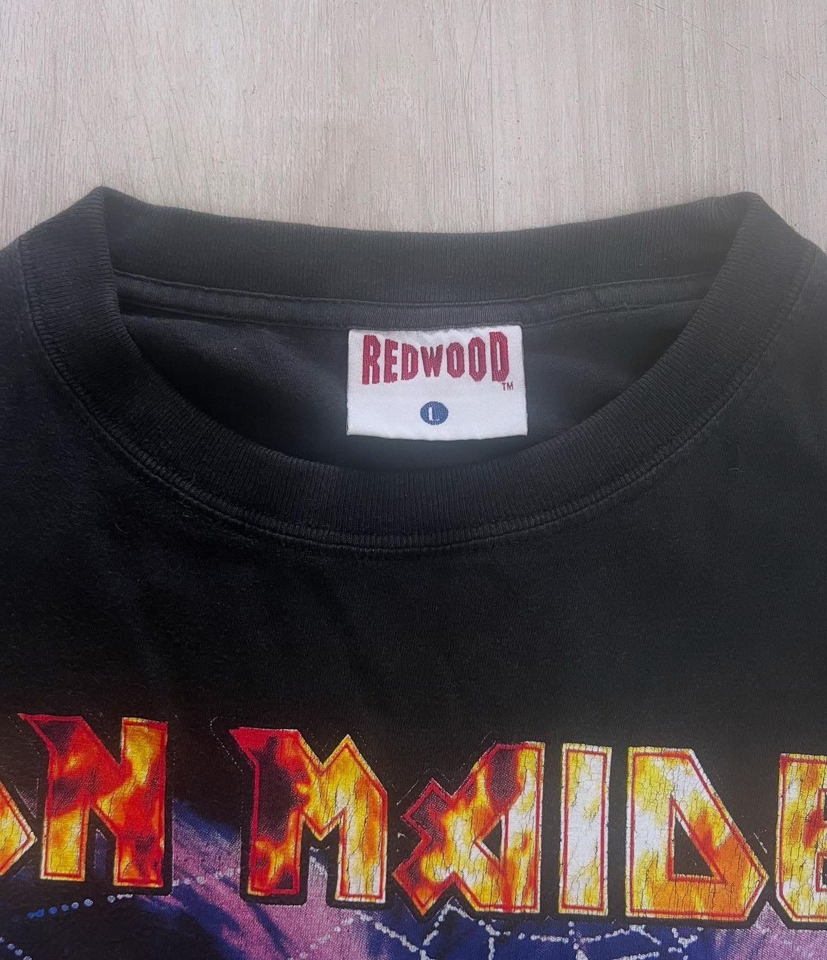 Band Tees Vintage 1998 Iron Maiden XI Virtual World Tour Poker Tshirt Size US L / EU 52-54 / 3 - 8 Thumbnail